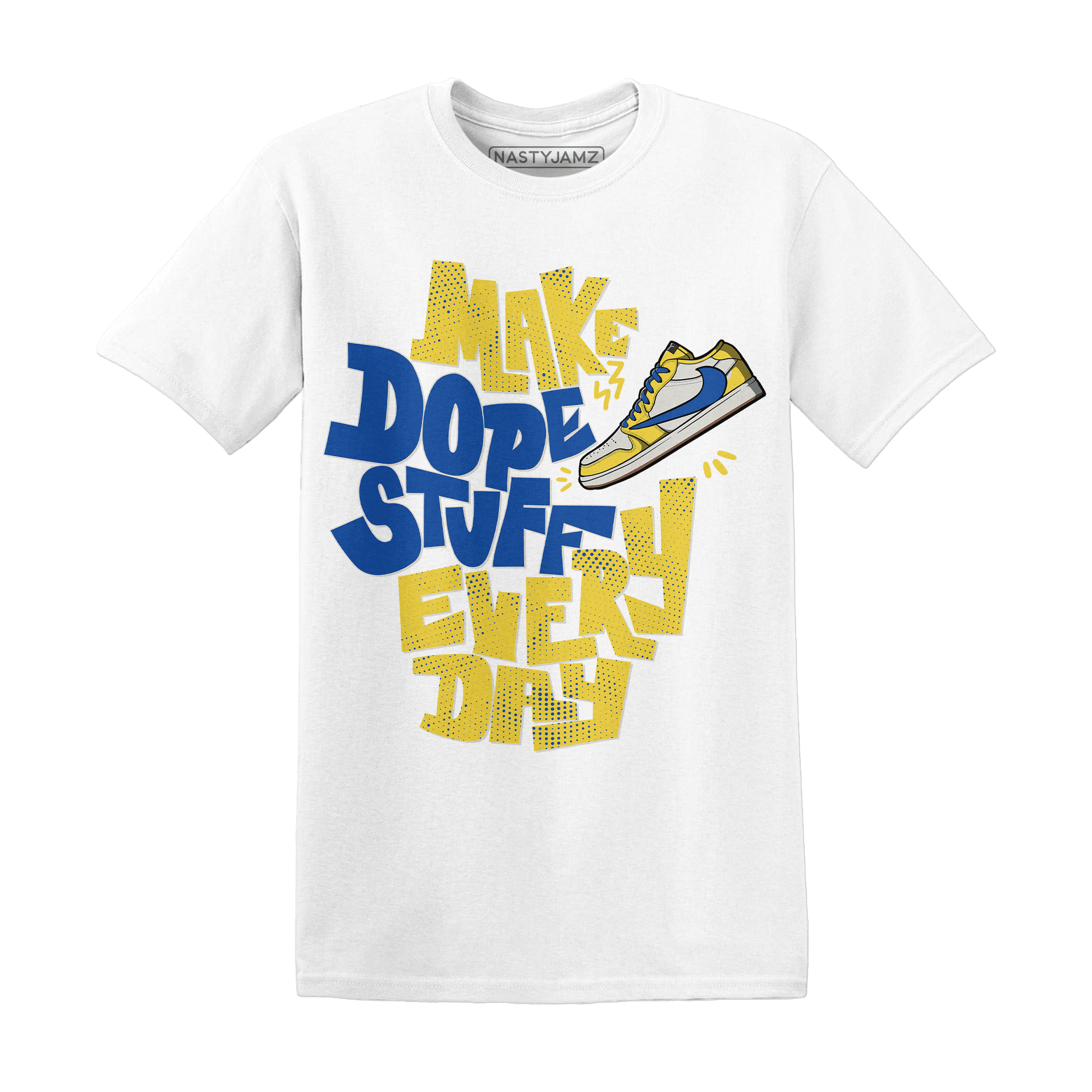 Low OG Canary TVSC 1s T Shirt Match Dope Sneaker - NastyJamz