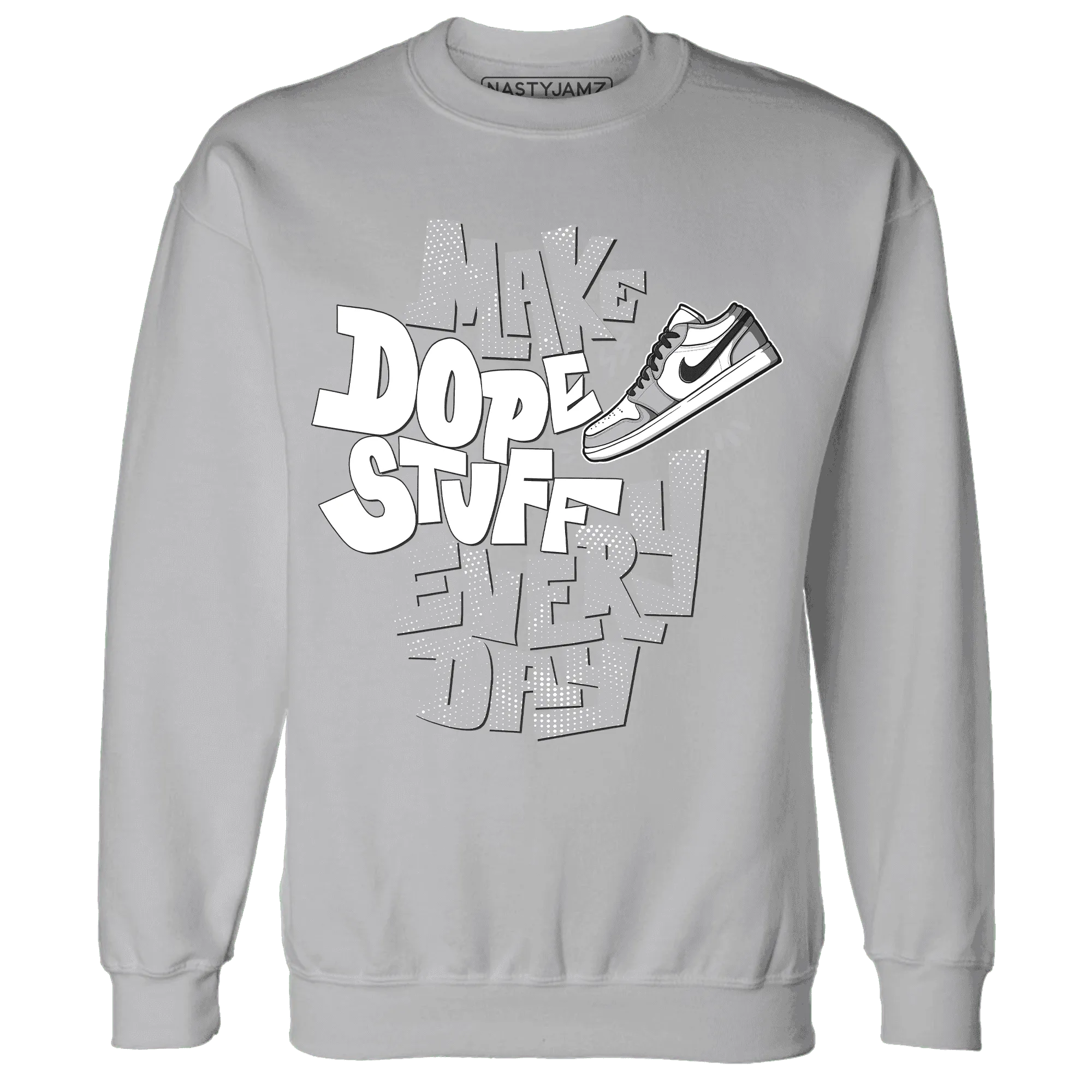 Wolf-Grey-1s-Sweatshirt-Match-Dope-Sneaker