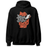 Georgia Peach 3s Hoodie Match Dope Sneaker - NastyJamz