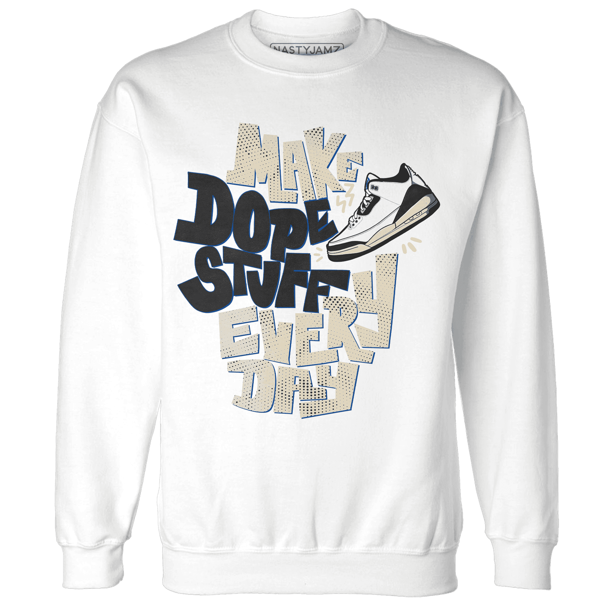 Quaiii 54 3s Sweatshirt Match Dope Sneaker - NastyJamz