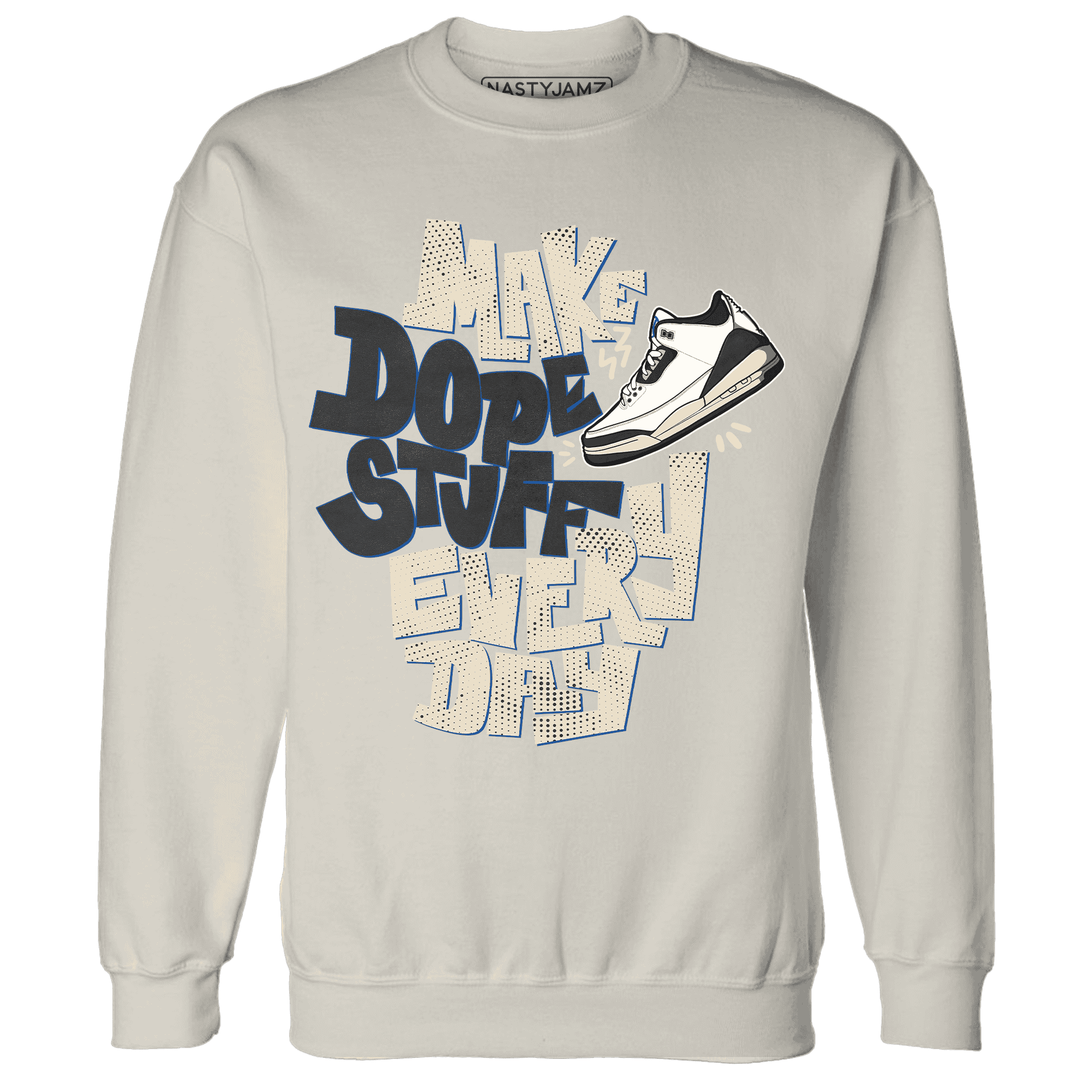 Quaiii 54 3s Sweatshirt Match Dope Sneaker - NastyJamz