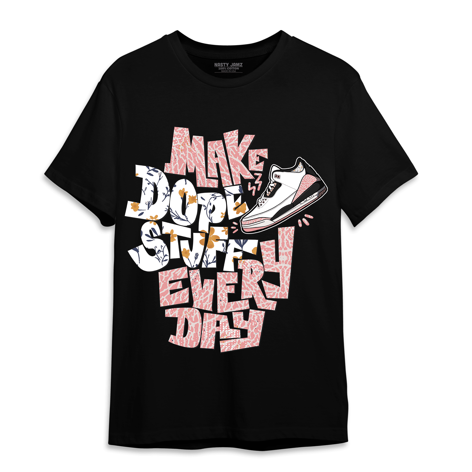 Red Stardust 3s T Shirt Match Dope Sneaker - NastyJamz