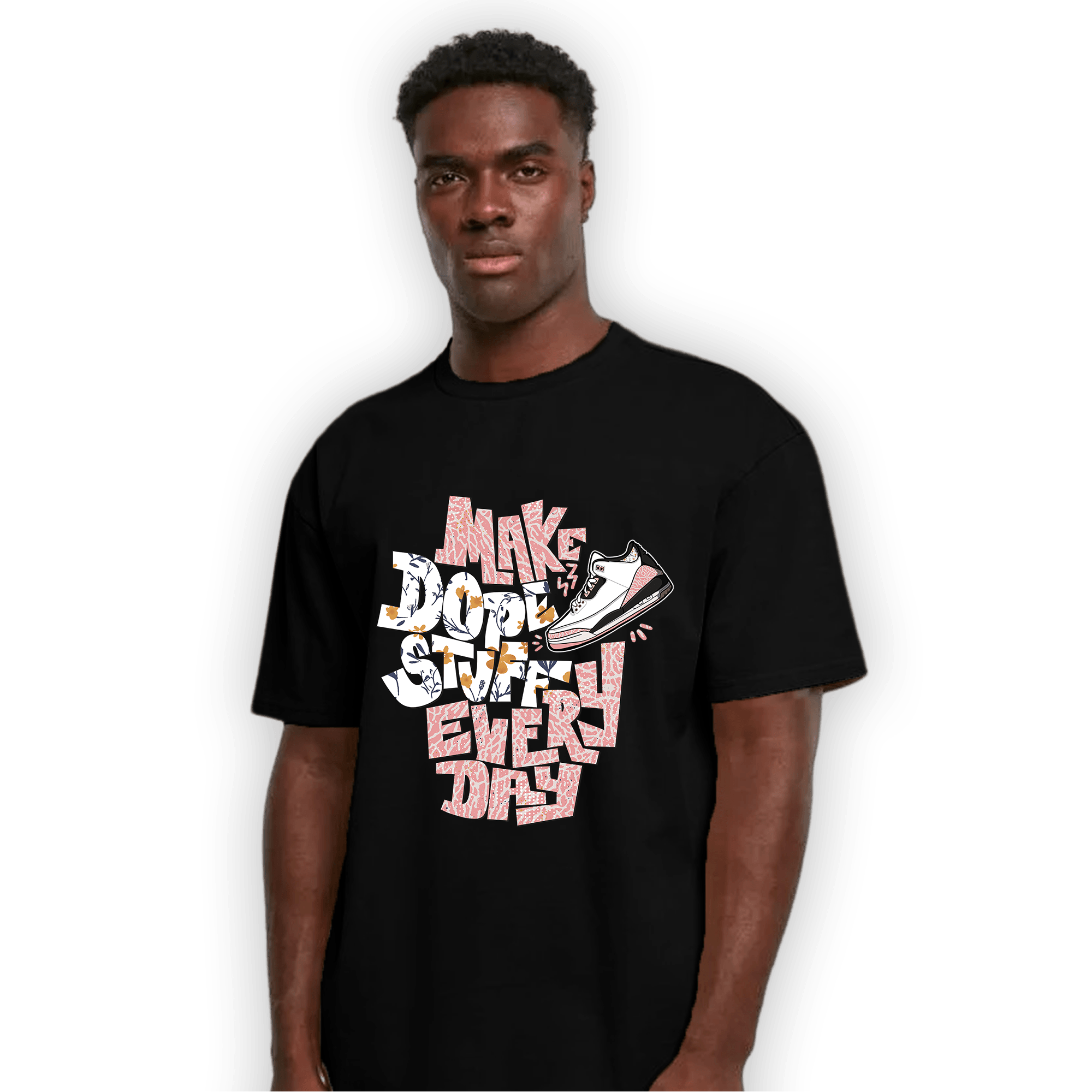 Red Stardust 3s T Shirt Match Dope Sneaker - NastyJamz