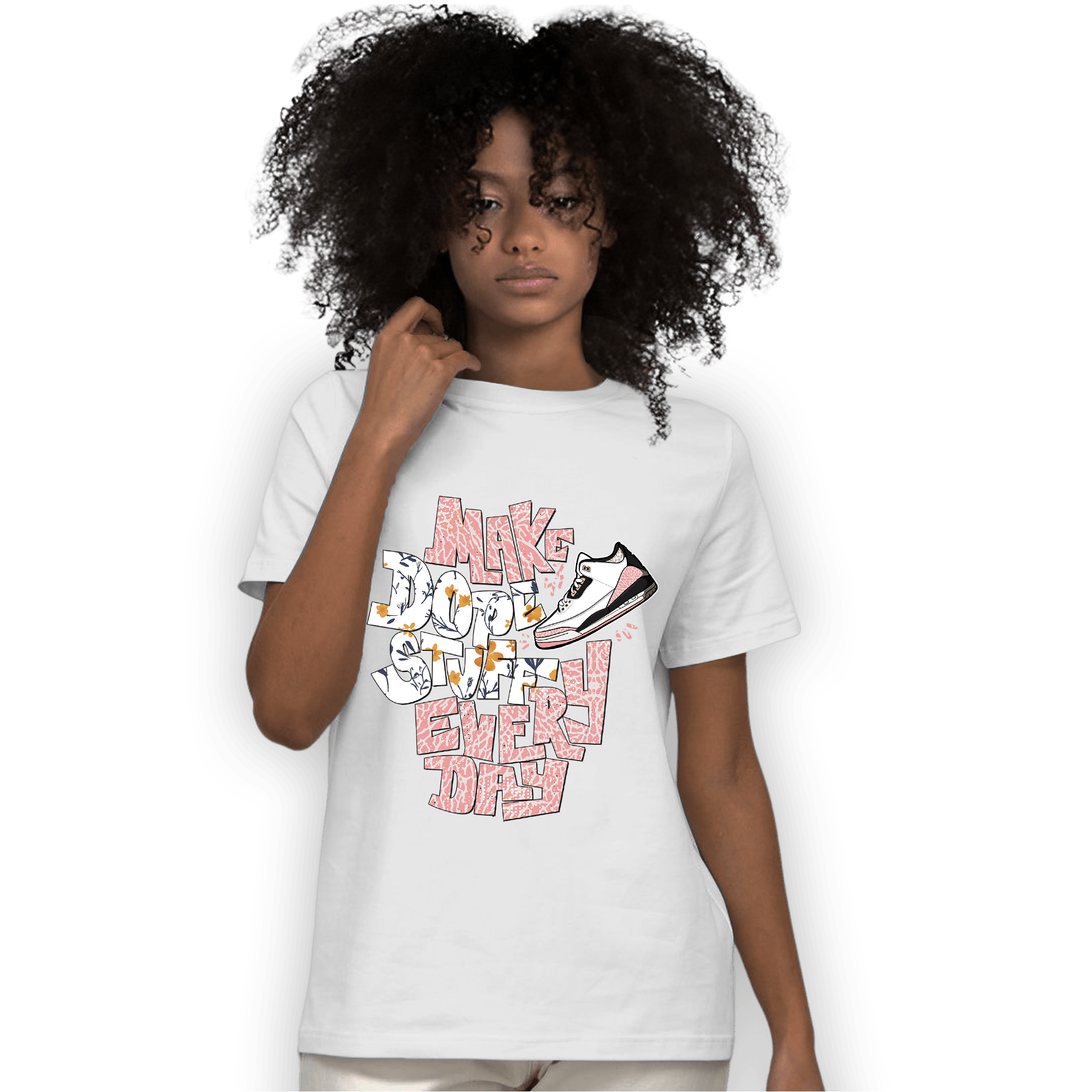 Red Stardust 3s T Shirt Match Dope Sneaker - NastyJamz