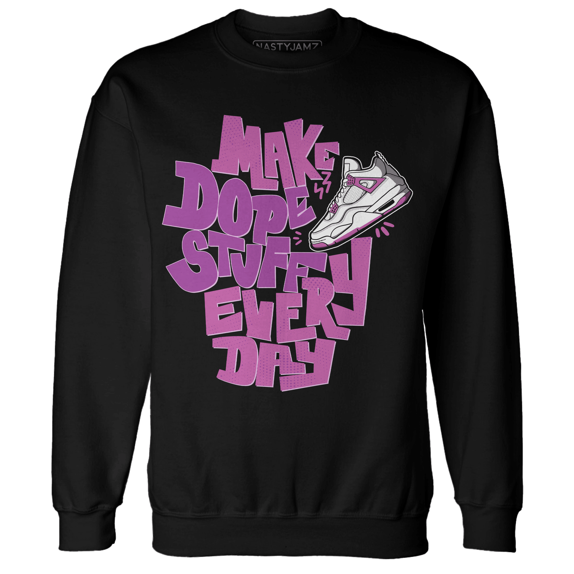 GS Hyper Violet 4s Sweatshirt Match Dope Sneaker - NastyJamz