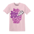 GS Hyper Violet 4s T Shirt Match Dope Sneaker - NastyJamz