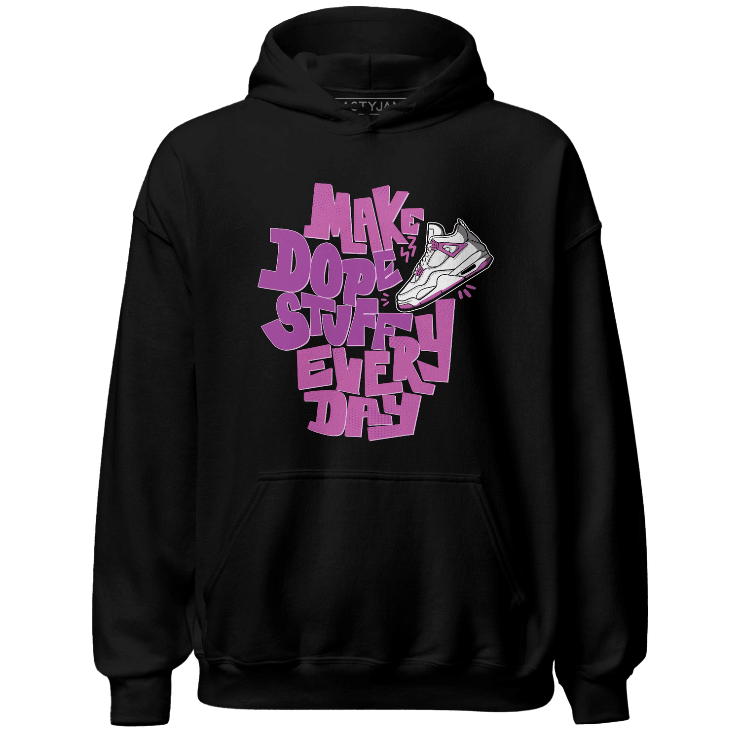 GS Hyper Violet 4s Hoodie Match Dope Sneaker - NastyJamz