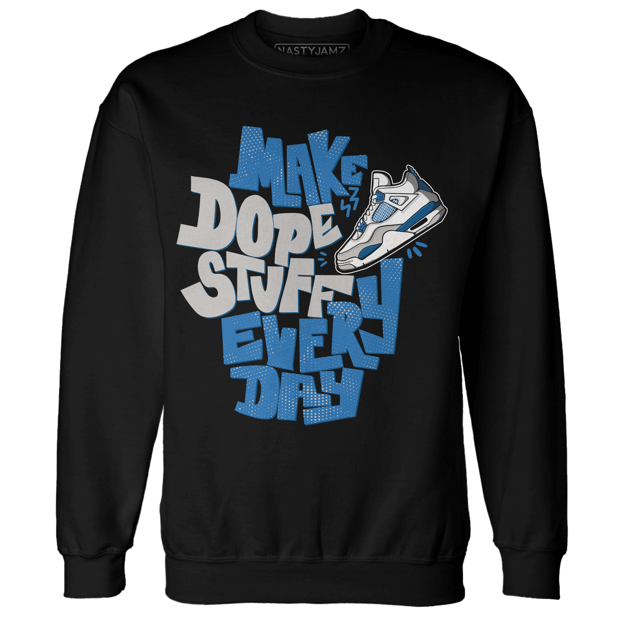 Industrial Blue 4s Sweatshirt Match Dope Sneaker - NastyJamz