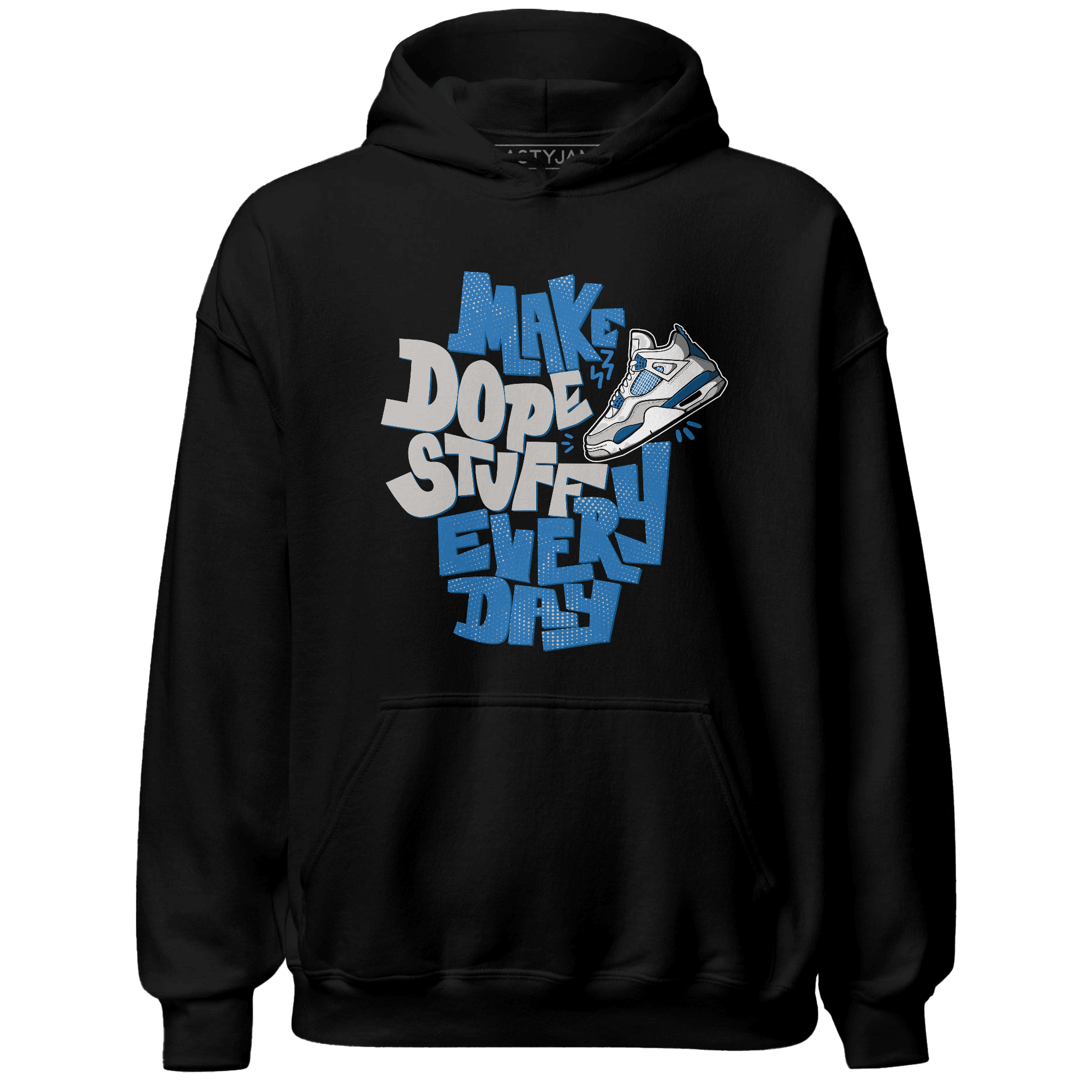 Industrial Blue 4s Hoodie Match Dope Sneaker - NastyJamz