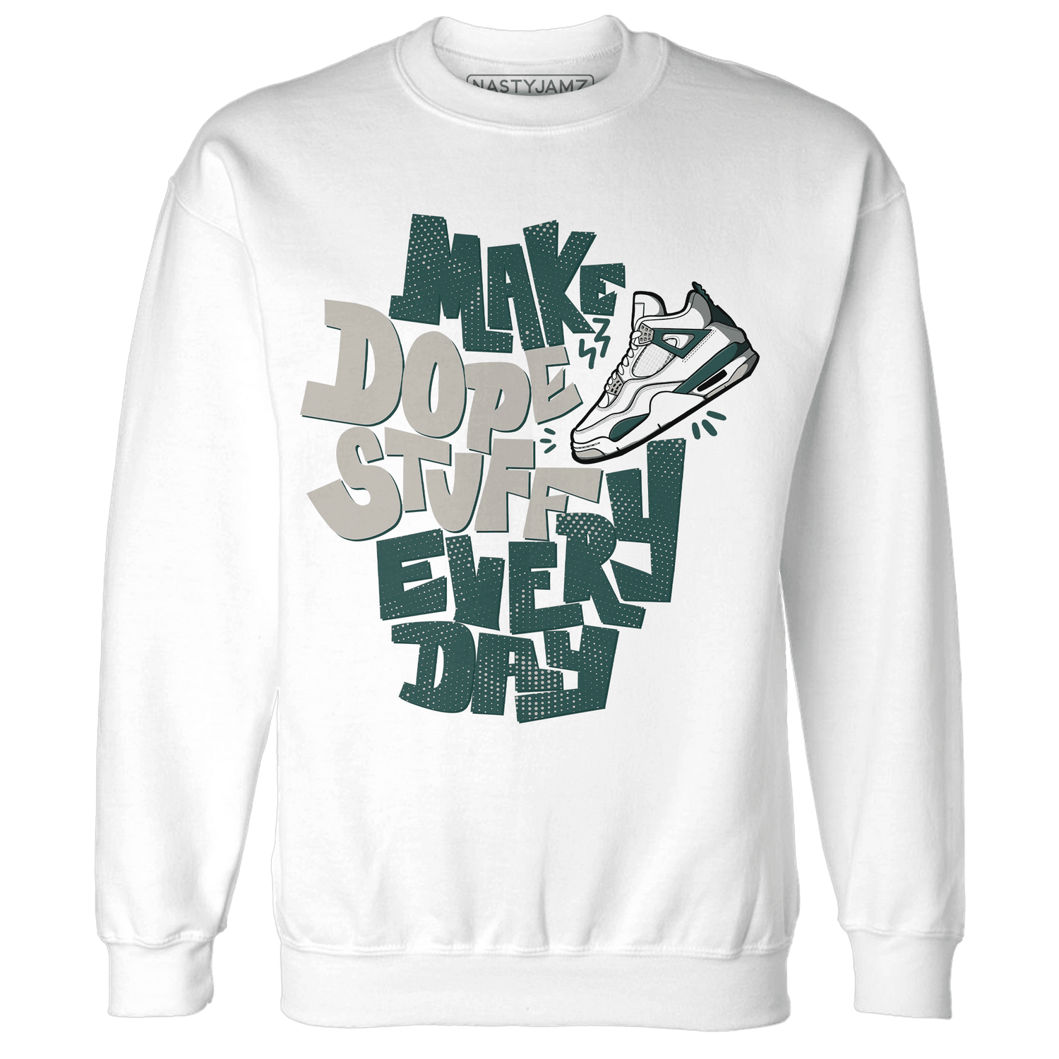 Oxidized Green 4s Sweatshirt Match Dope Sneaker - NastyJamz