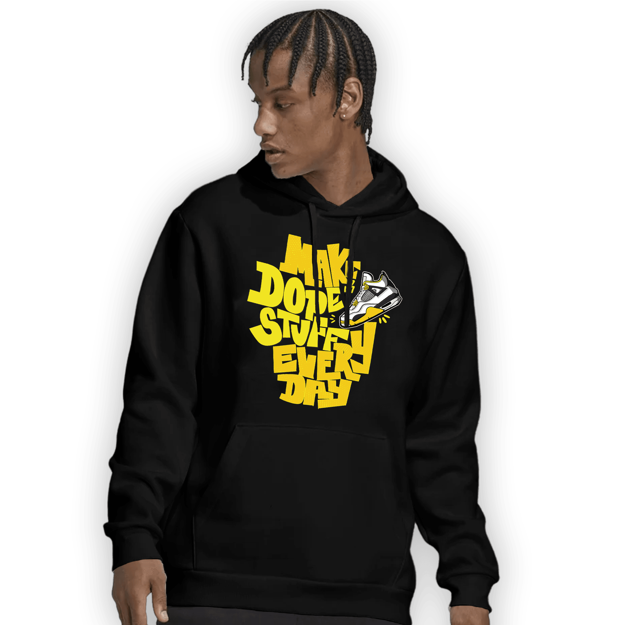 Vivid Sulfur 4s Hoodie Match Dope Sneaker - NastyJamz