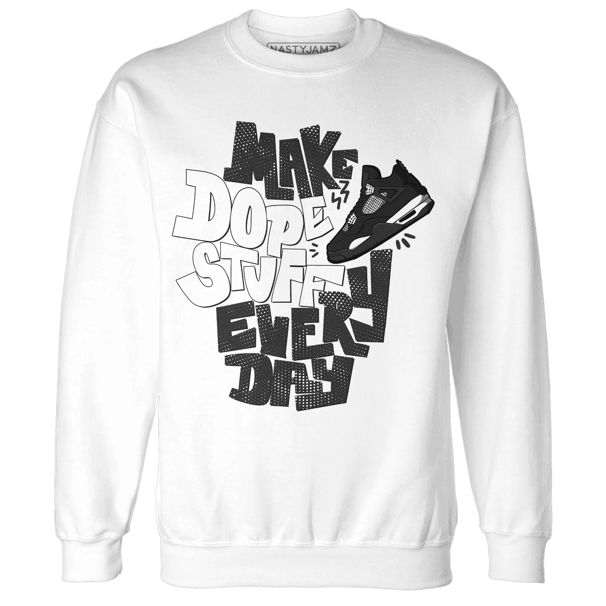 White-Thunder-4s-Sweatshirt-Match-Dope-Sneaker