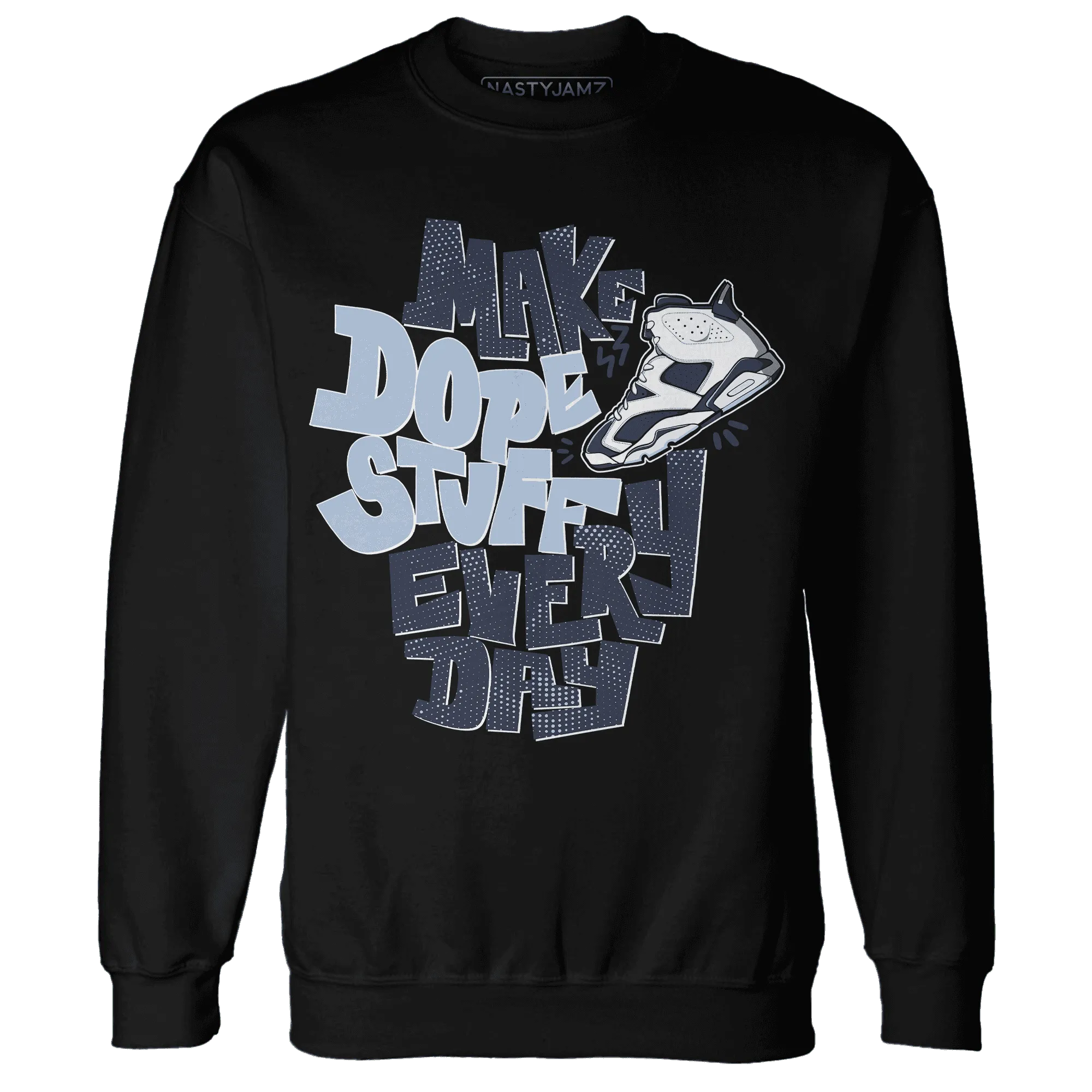 White-Navy-6s-Sweatshirt-Match-Dope-Sneaker