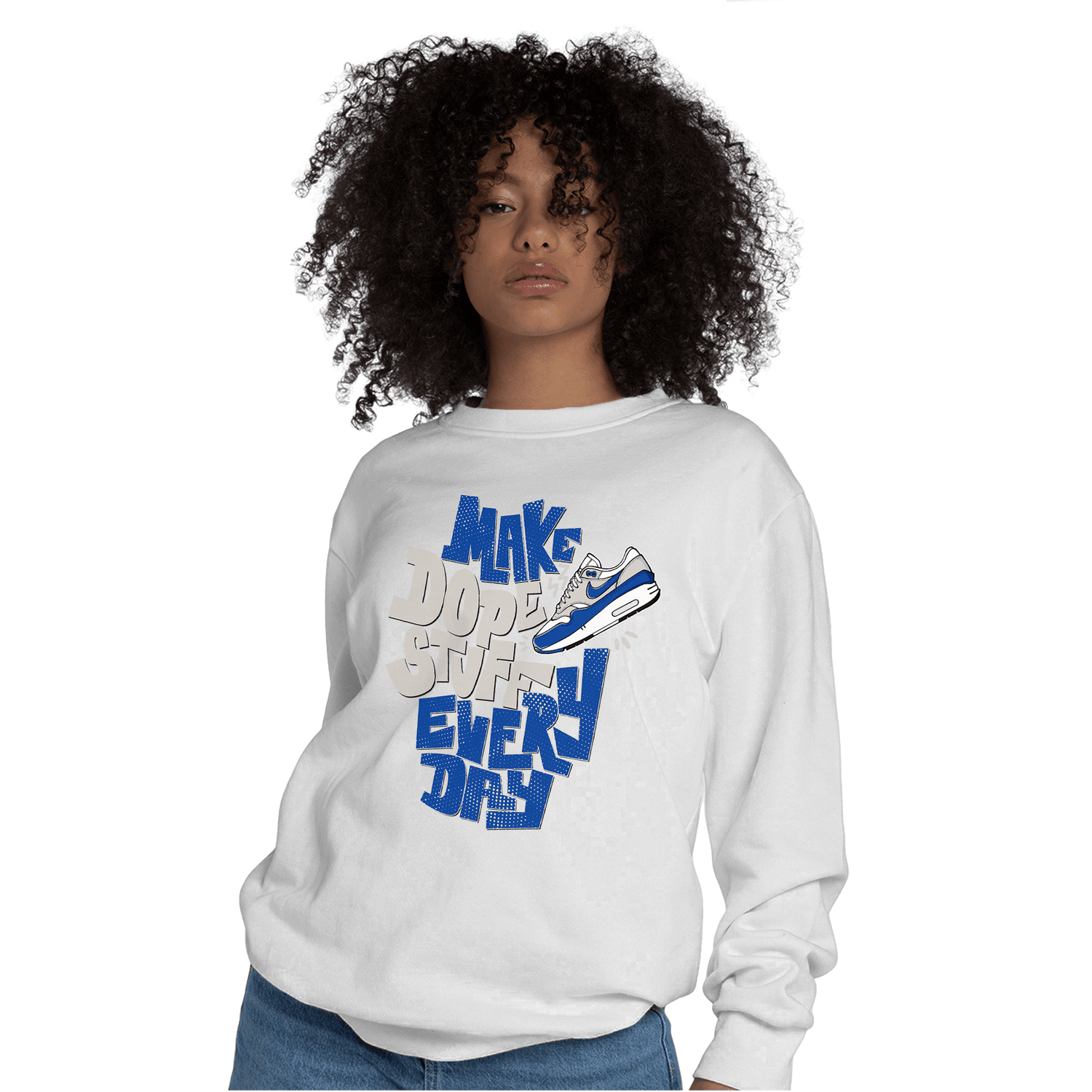 Air Max 1 86 Royal Sweatshirt Match Dope Sneaker - NastyJamz