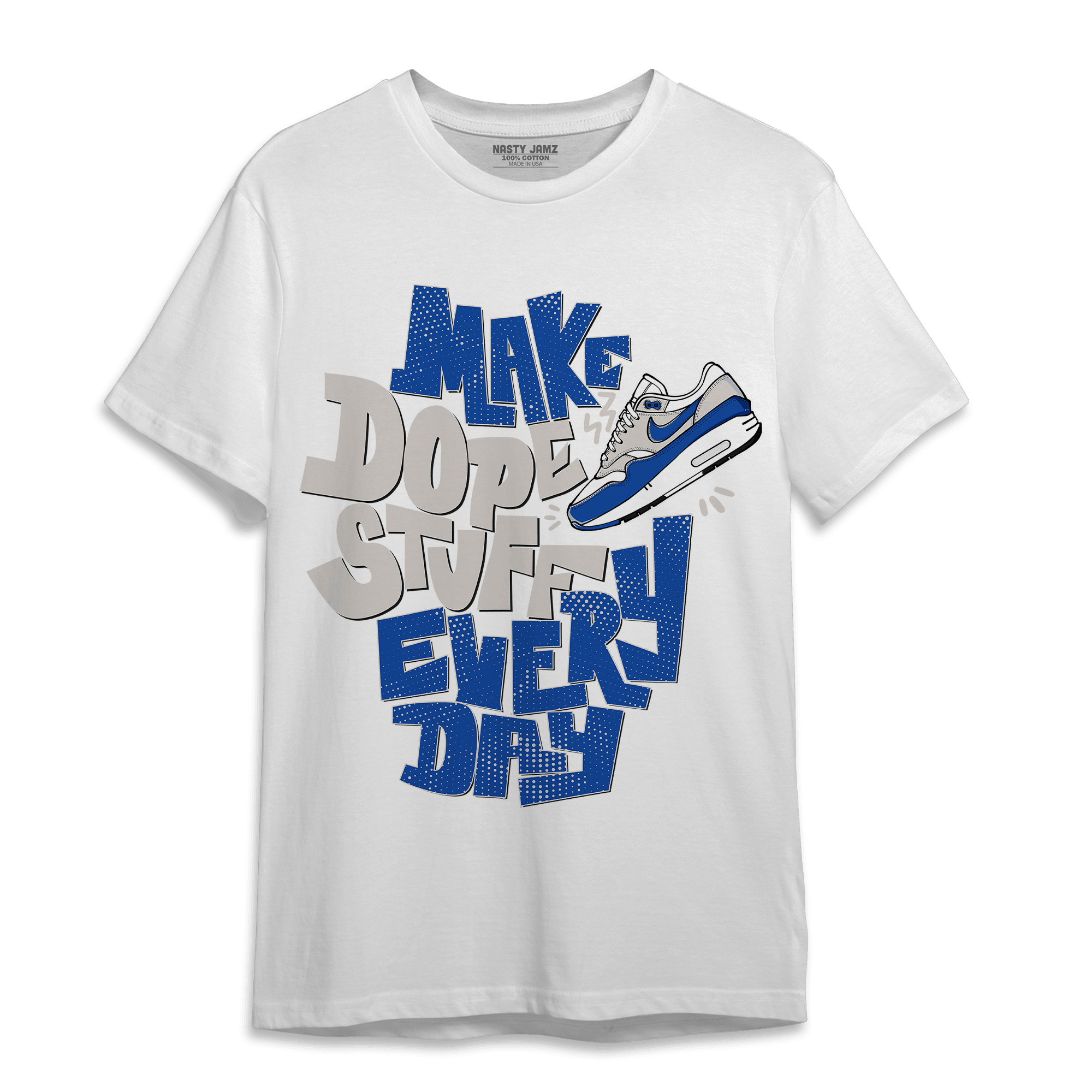 Air Max 1 86 Royal T Shirt Match Dope Sneaker - NastyJamz