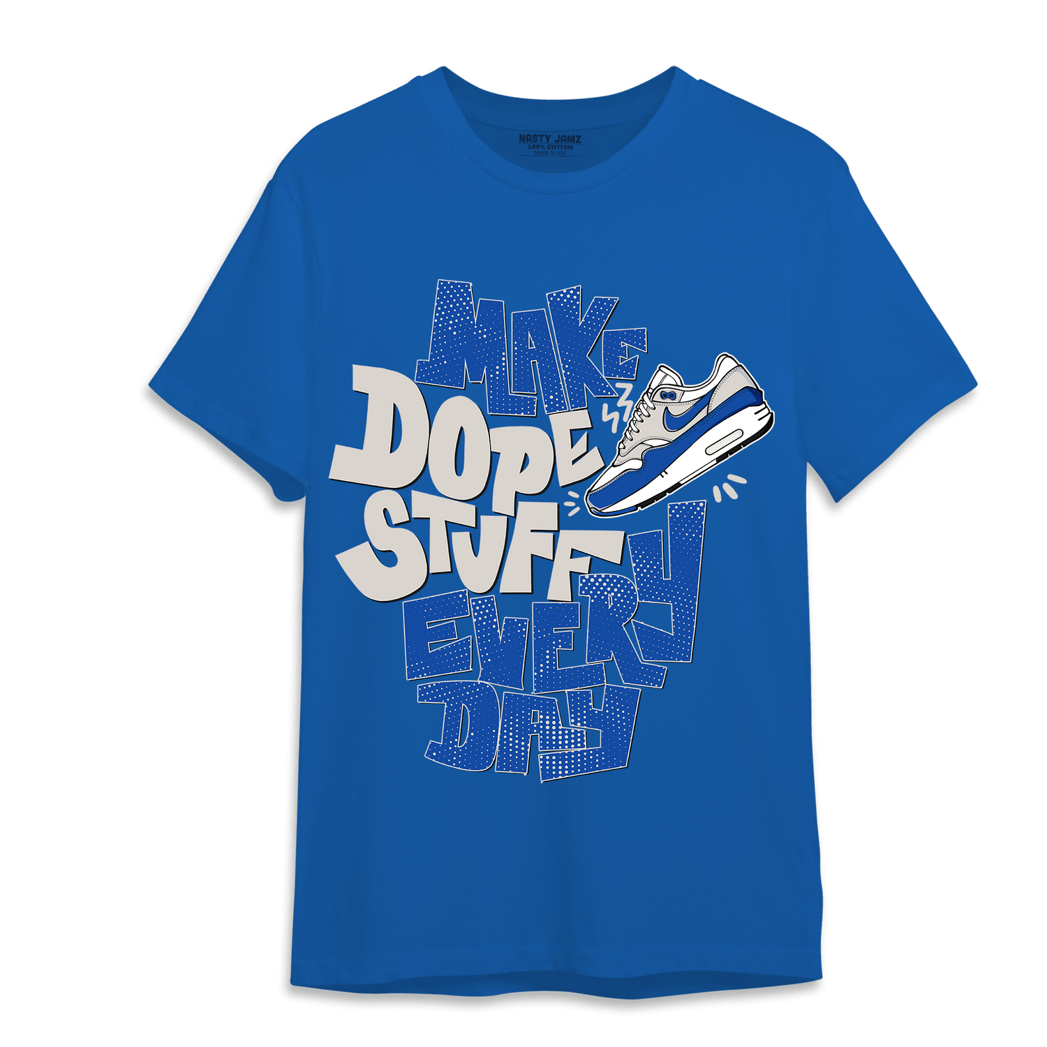 Air Max 1 86 Royal T Shirt Match Dope Sneaker - NastyJamz