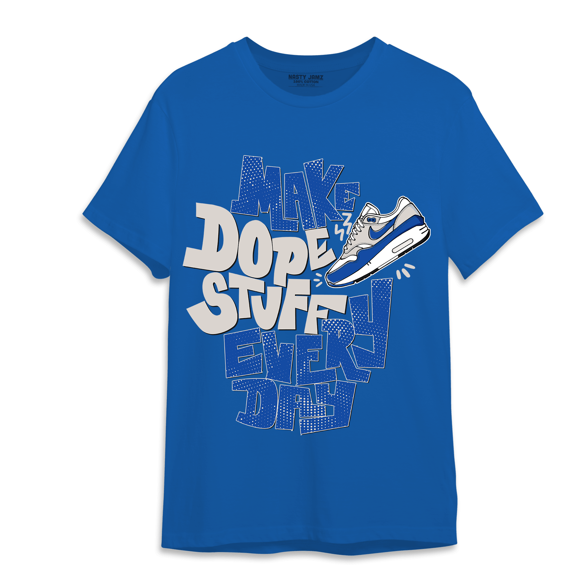 Air Max 1 86 Royal T Shirt Match Dope Sneaker - NastyJamz