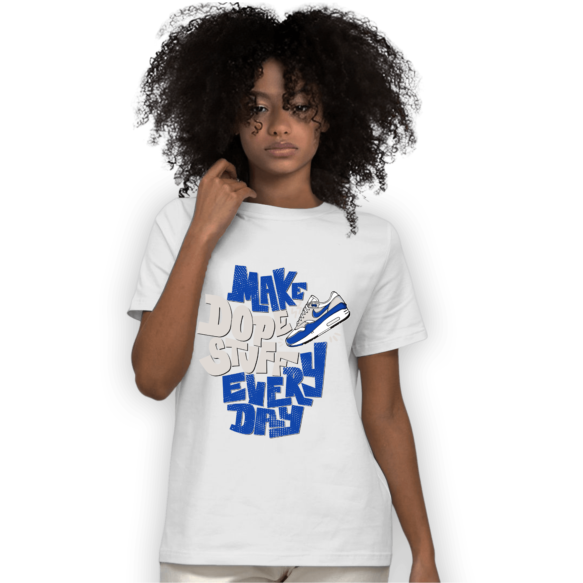 Air Max 1 86 Royal T Shirt Match Dope Sneaker - NastyJamz