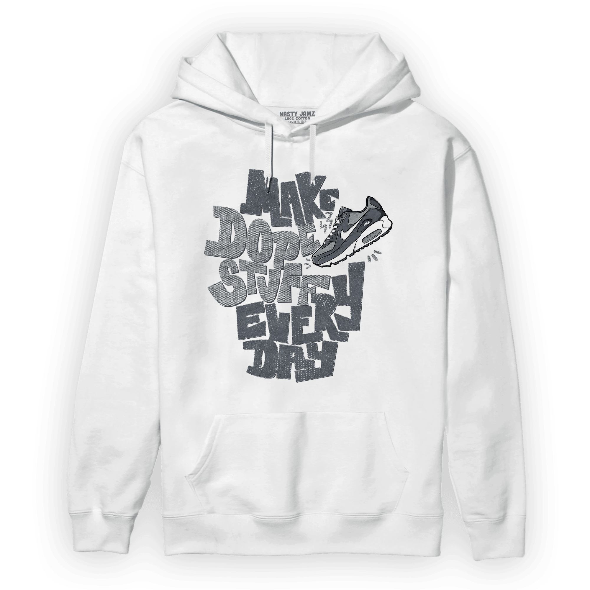 Air Max 90 Iron Grey Hoodie Match Dope Sneaker - NastyJamz