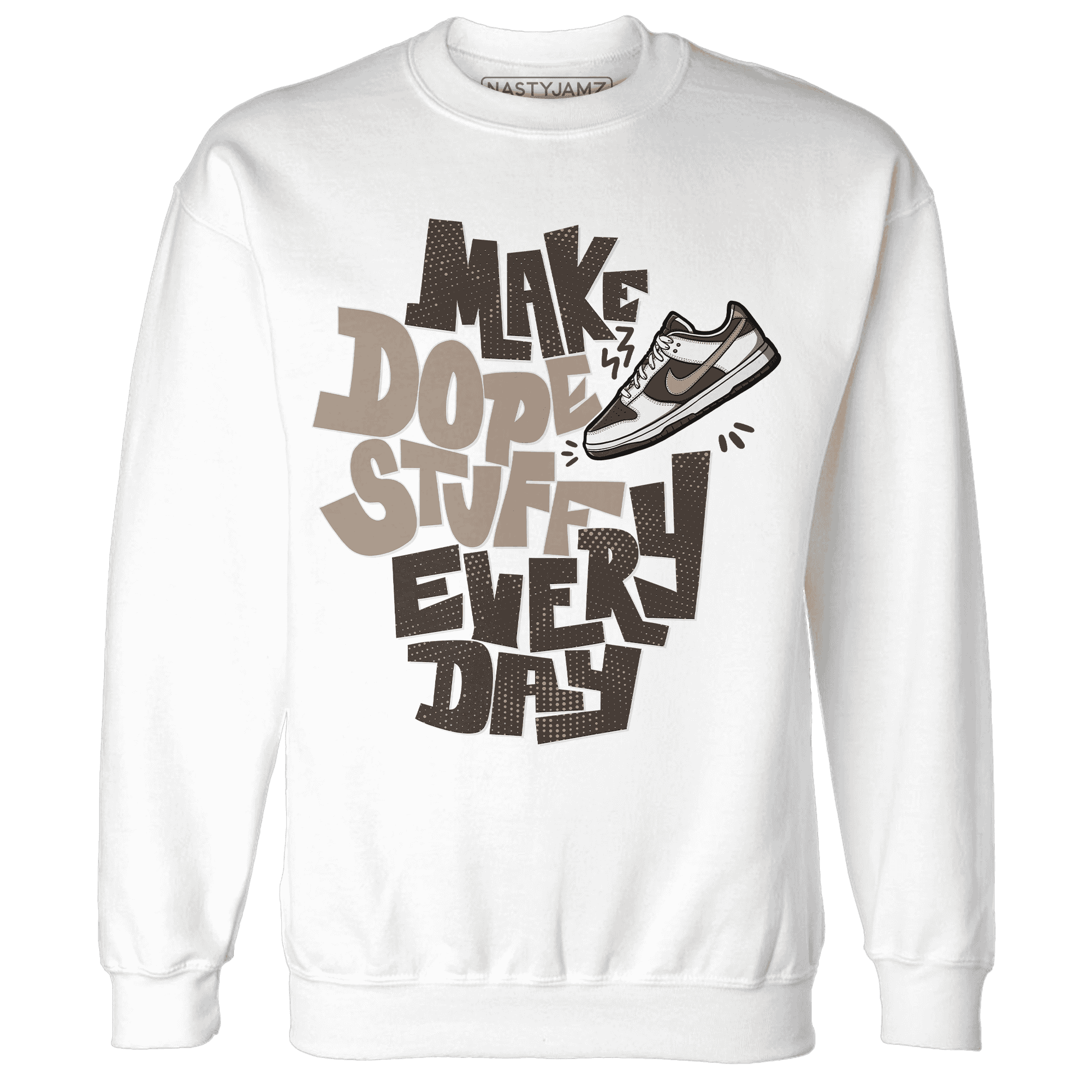 Dunk Low Baroque Brown Sweatshirt Match Dope Sneaker - NastyJamz