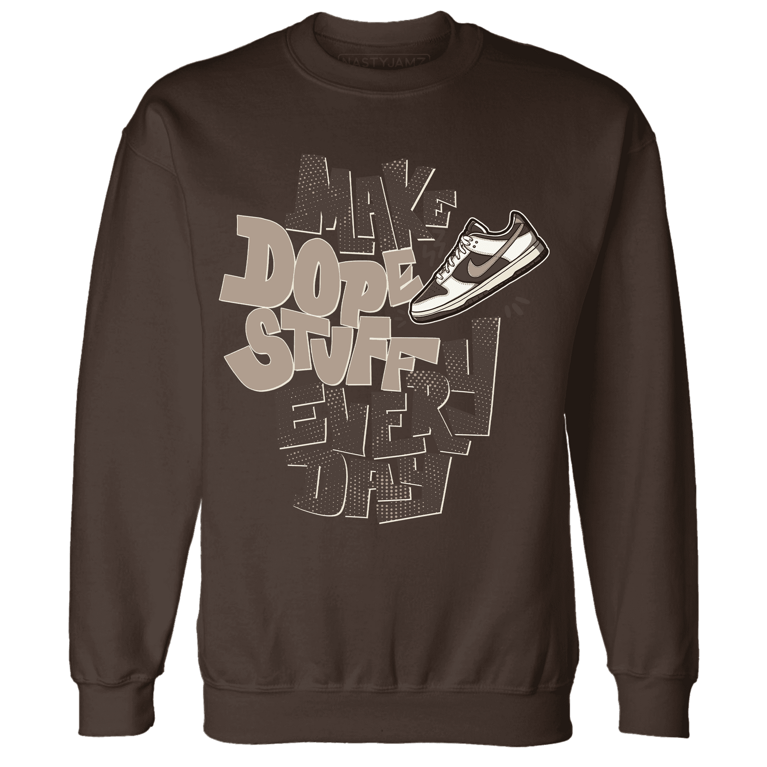 Dunk Low Baroque Brown Sweatshirt Match Dope Sneaker - NastyJamz