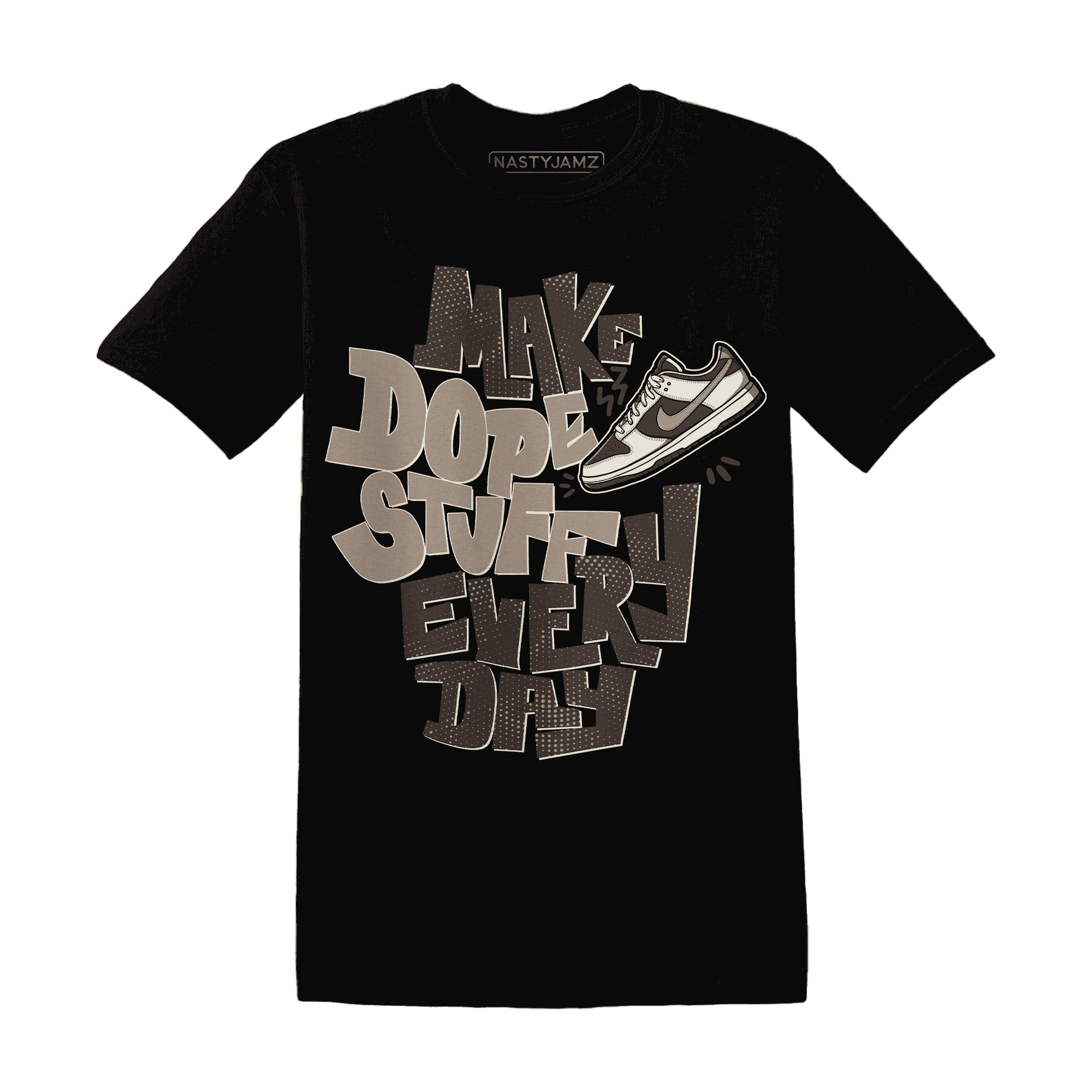 Dunk Low Baroque Brown T Shirt Match Dope Sneaker - NastyJamz