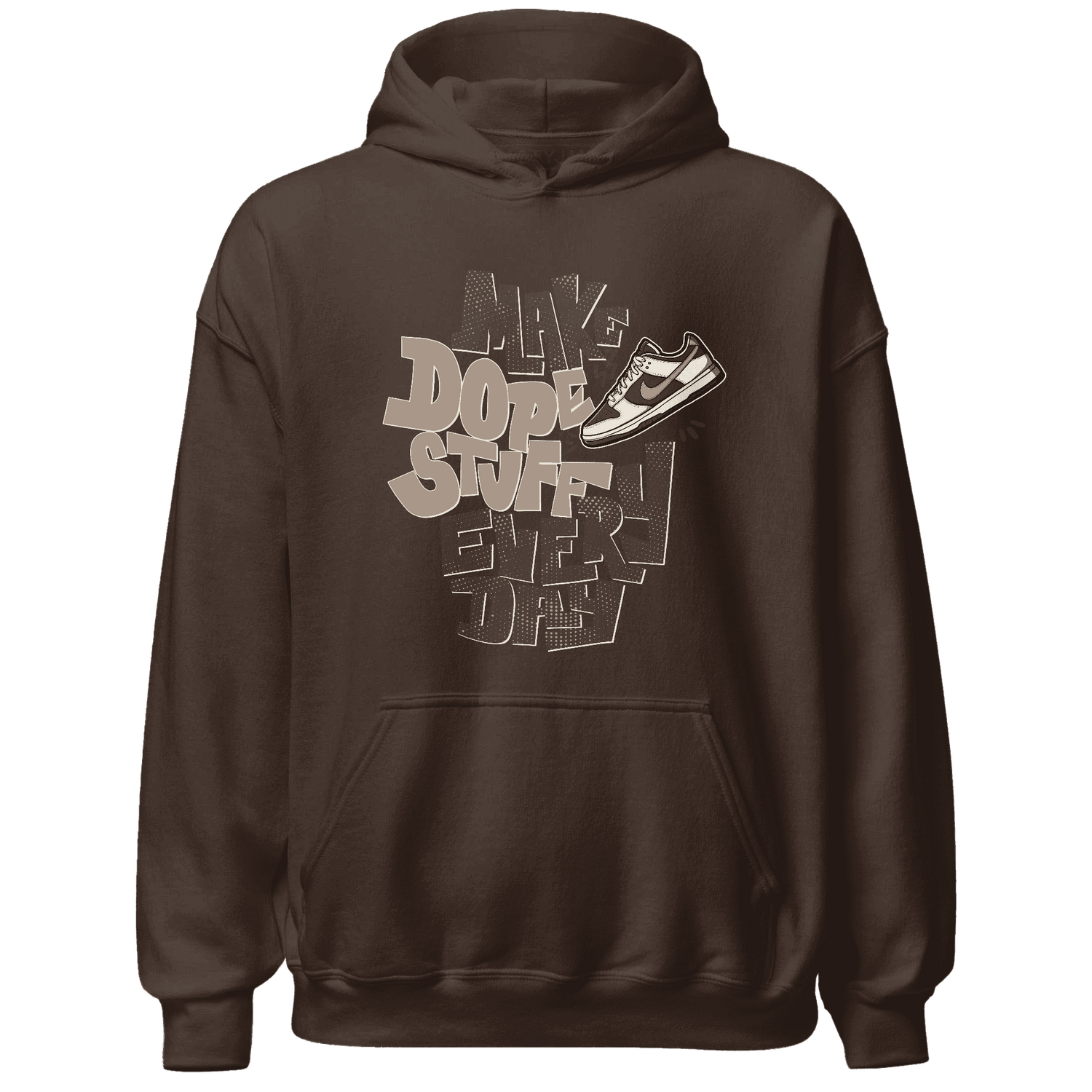 Dunk Low Baroque Brown Hoodie Match Dope Sneaker - NastyJamz