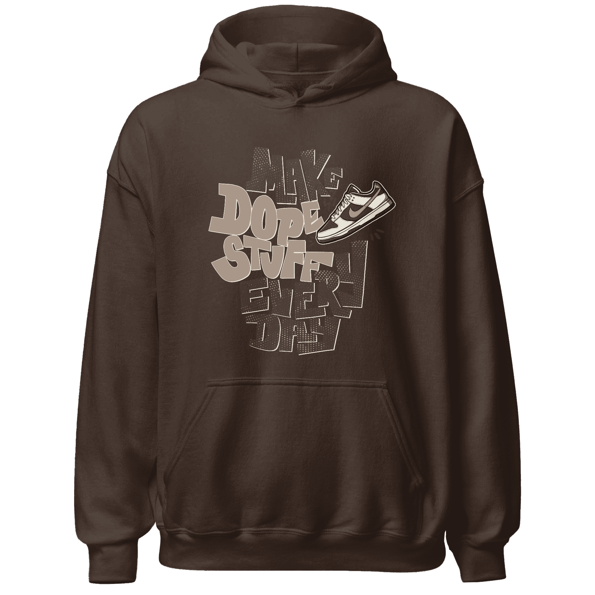 Dunk Low Baroque Brown Hoodie Match Dope Sneaker - NastyJamz