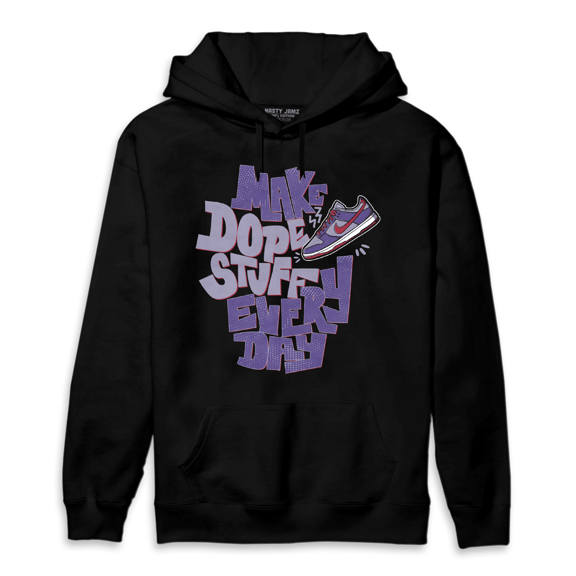 Dunk Low Plum Hoodie Match Dope Sneaker - NastyJamz