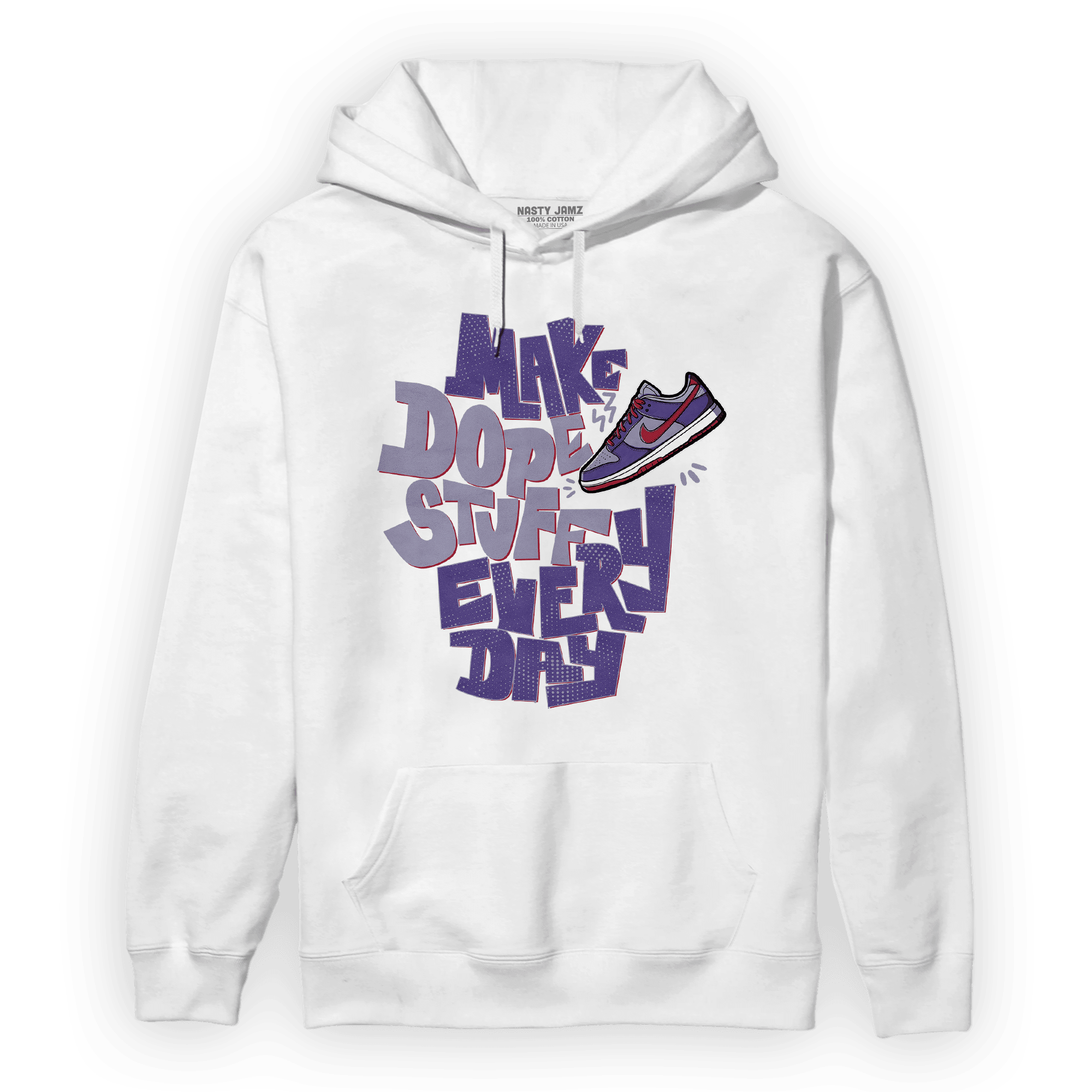 Dunk Low Plum Hoodie Match Dope Sneaker - NastyJamz