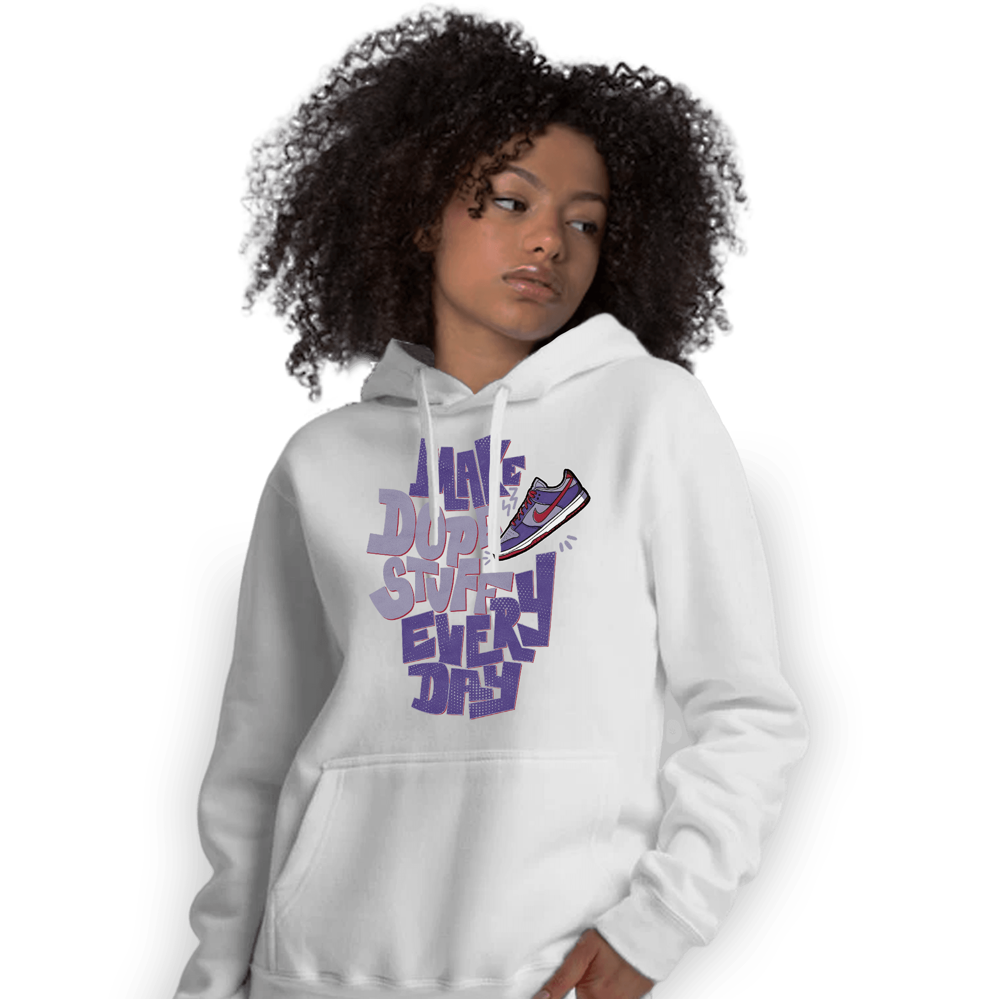 Dunk Low Plum Hoodie Match Dope Sneaker - NastyJamz