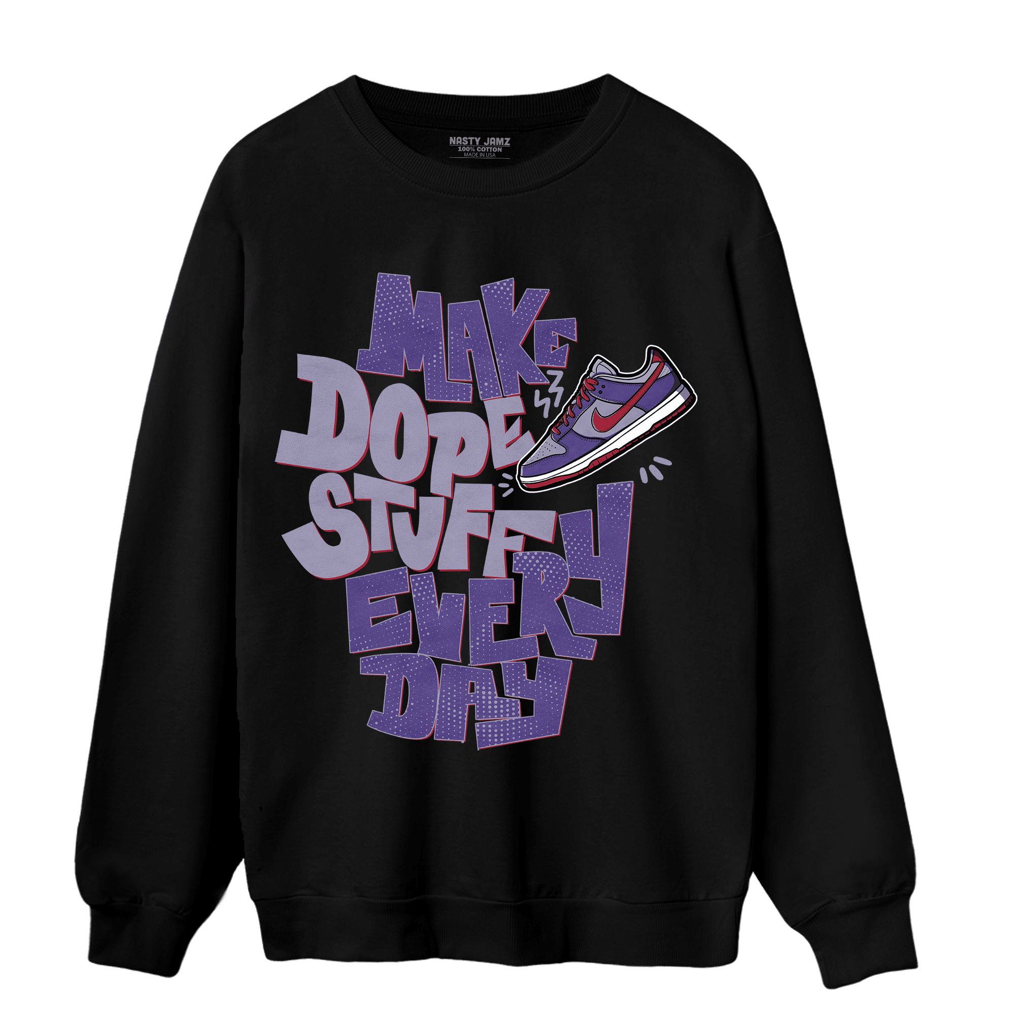 Dunk Low Plum Sweatshirt Match Dope Sneaker - NastyJamz