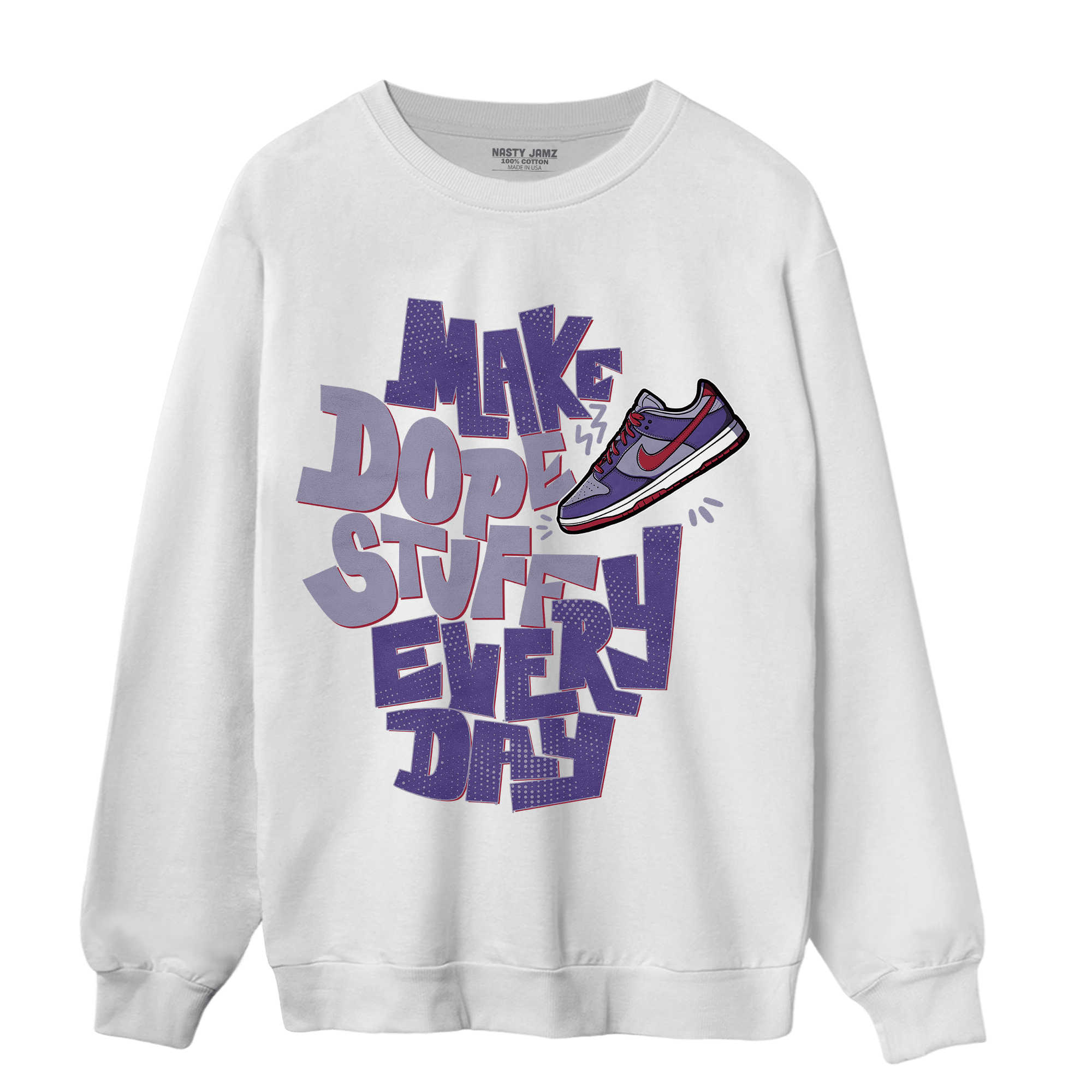 Dunk Low Plum Sweatshirt Match Dope Sneaker - NastyJamz