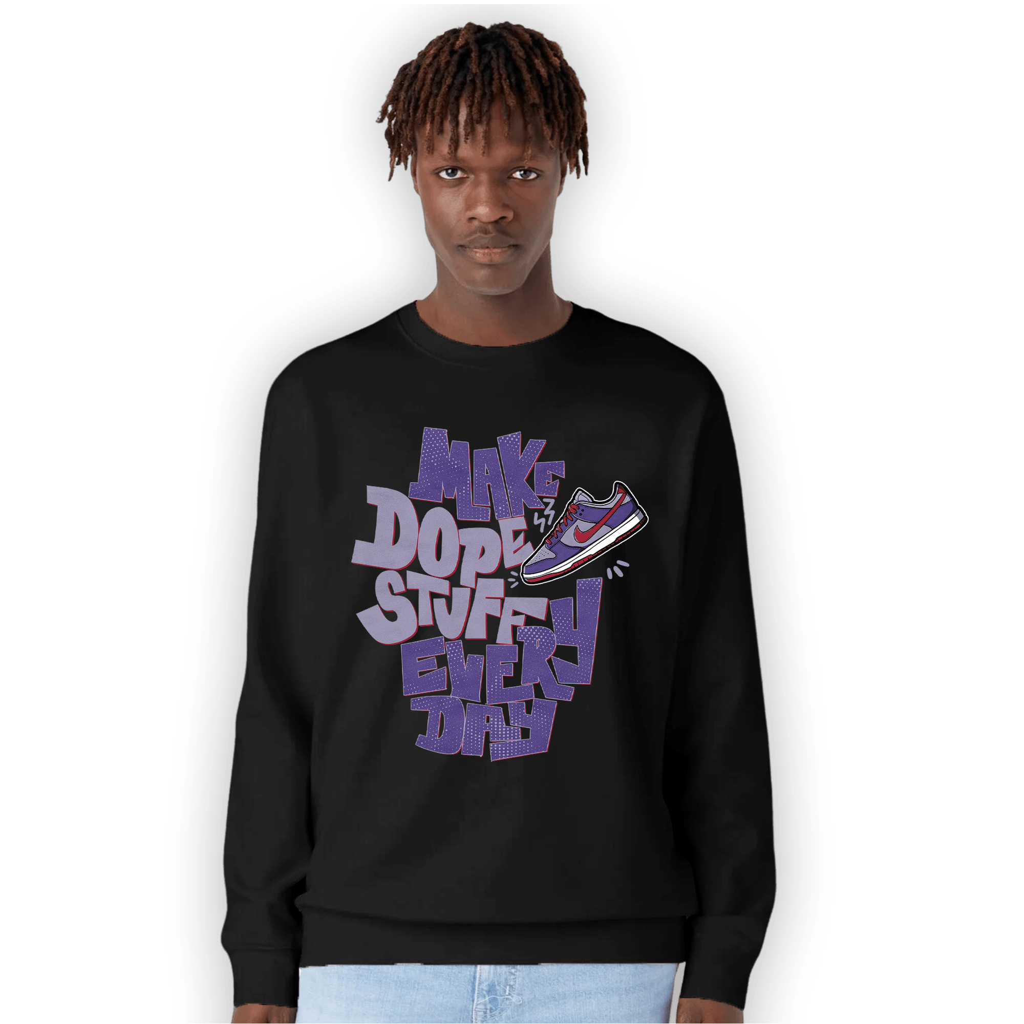 Dunk Low Plum Sweatshirt Match Dope Sneaker - NastyJamz