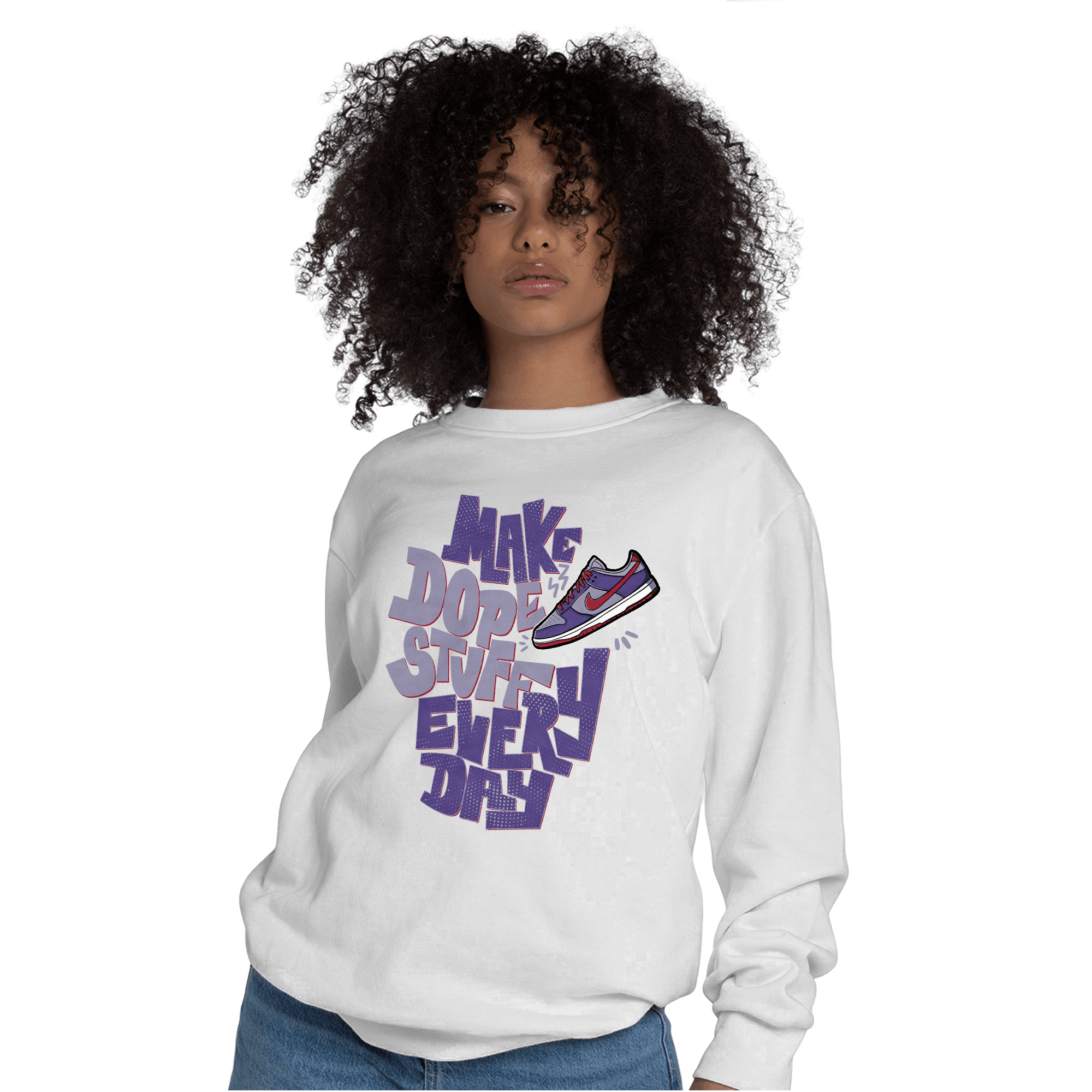 Dunk Low Plum Sweatshirt Match Dope Sneaker - NastyJamz