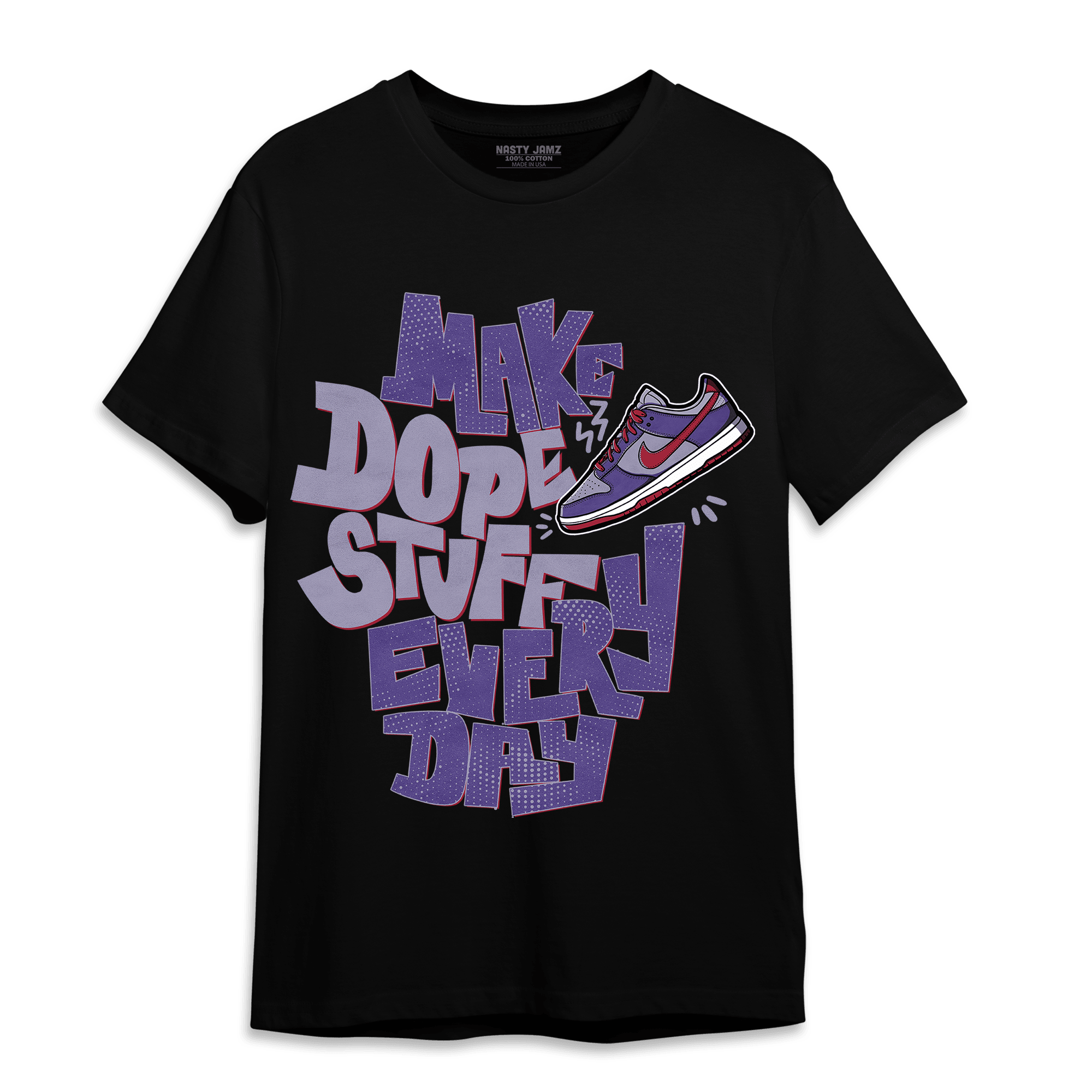Dunk Low Plum T Shirt Match Dope Sneaker - NastyJamz