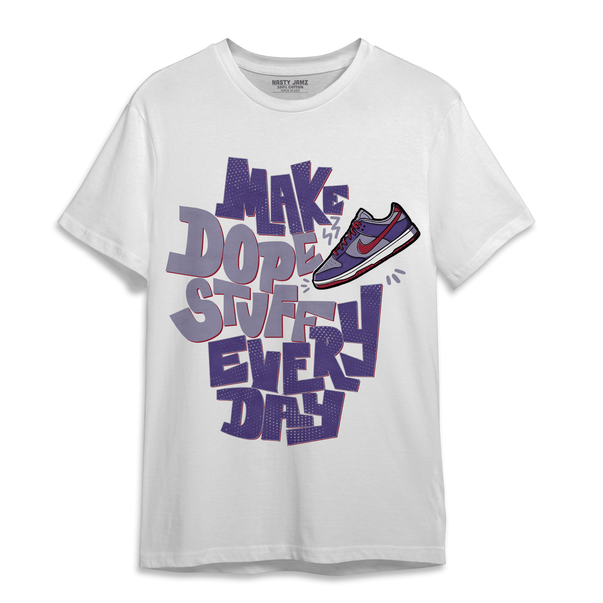 Dunk Low Plum T Shirt Match Dope Sneaker - NastyJamz