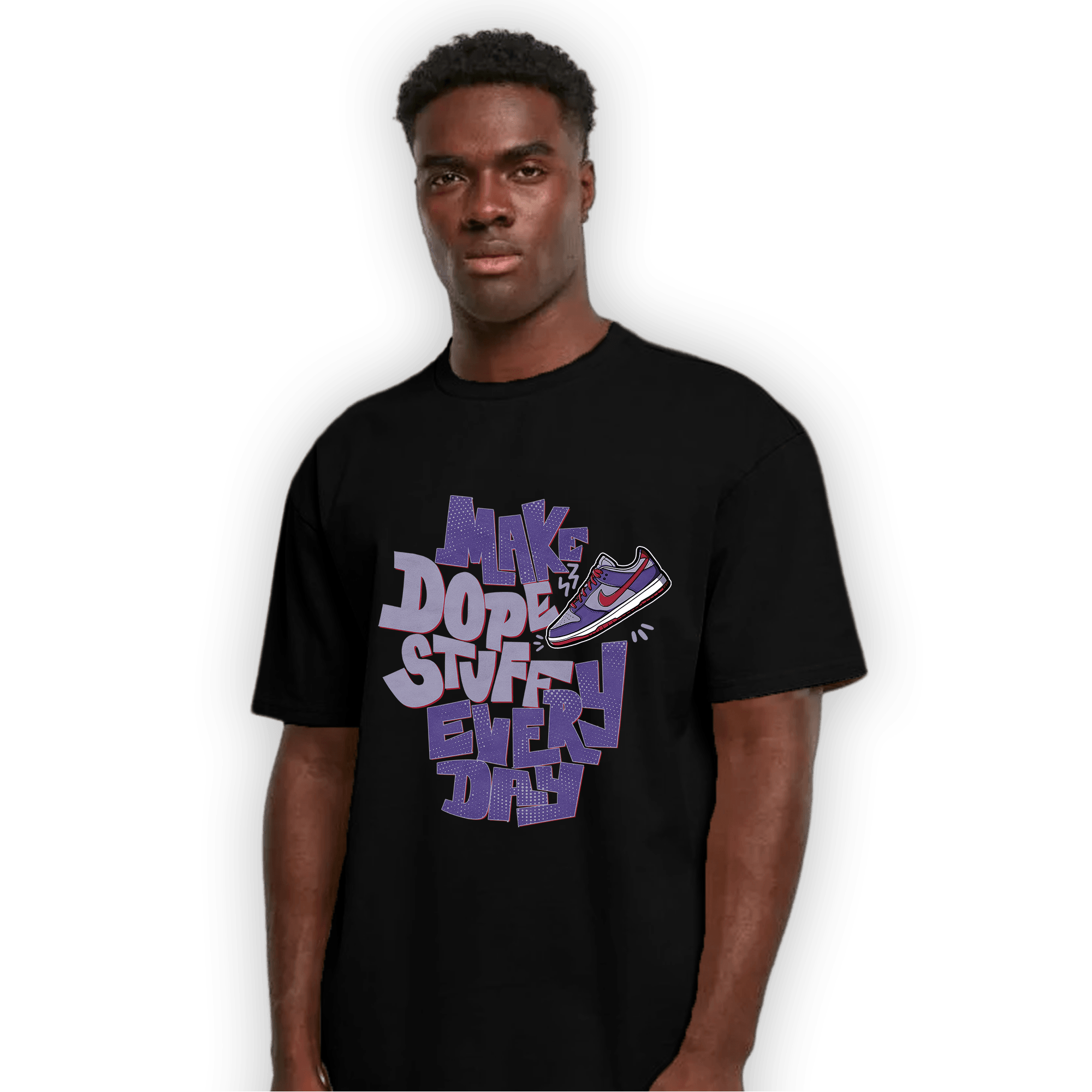 Dunk Low Plum T Shirt Match Dope Sneaker - NastyJamz