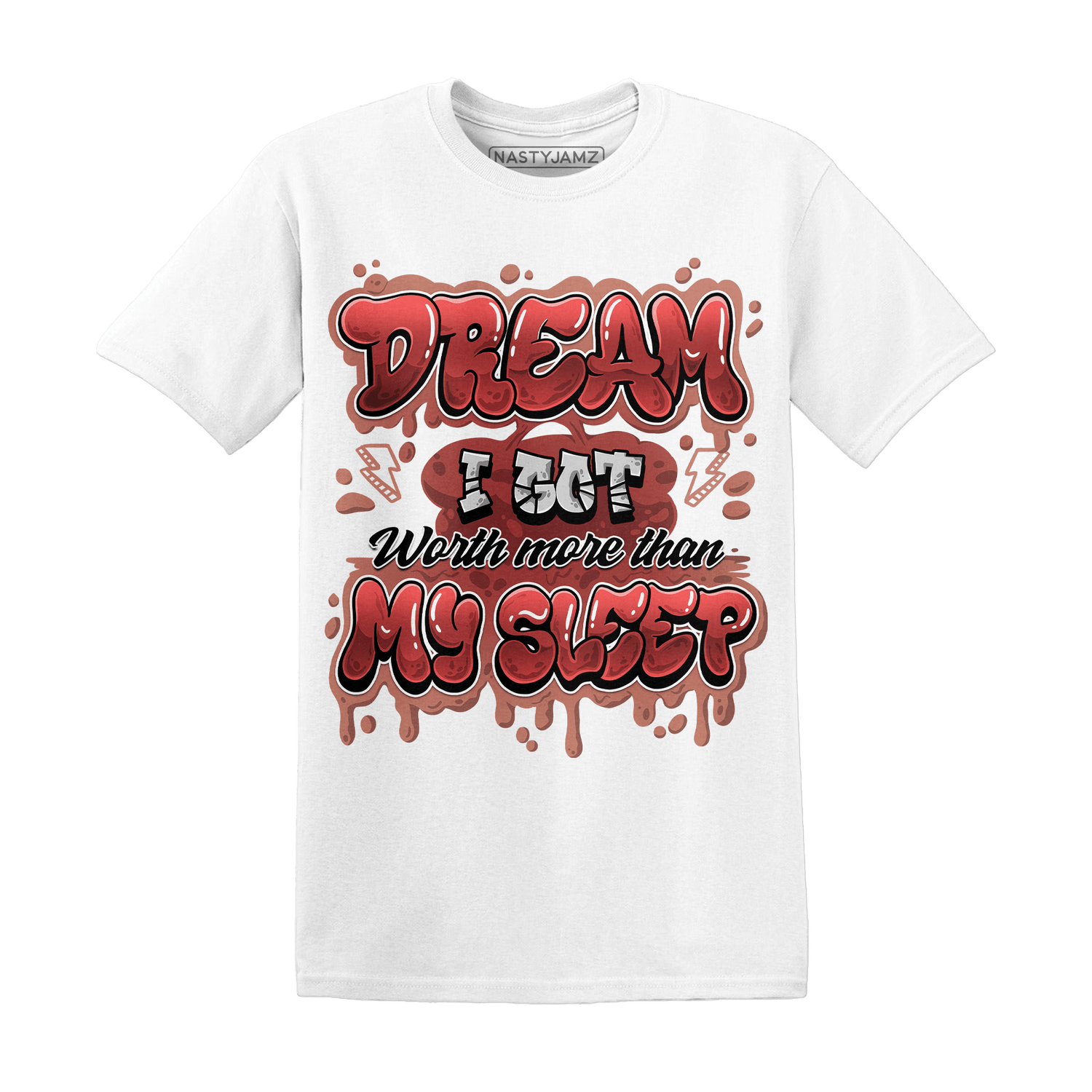 Dune Red 13s T Shirt Match Dream Over Rest - NastyJamz