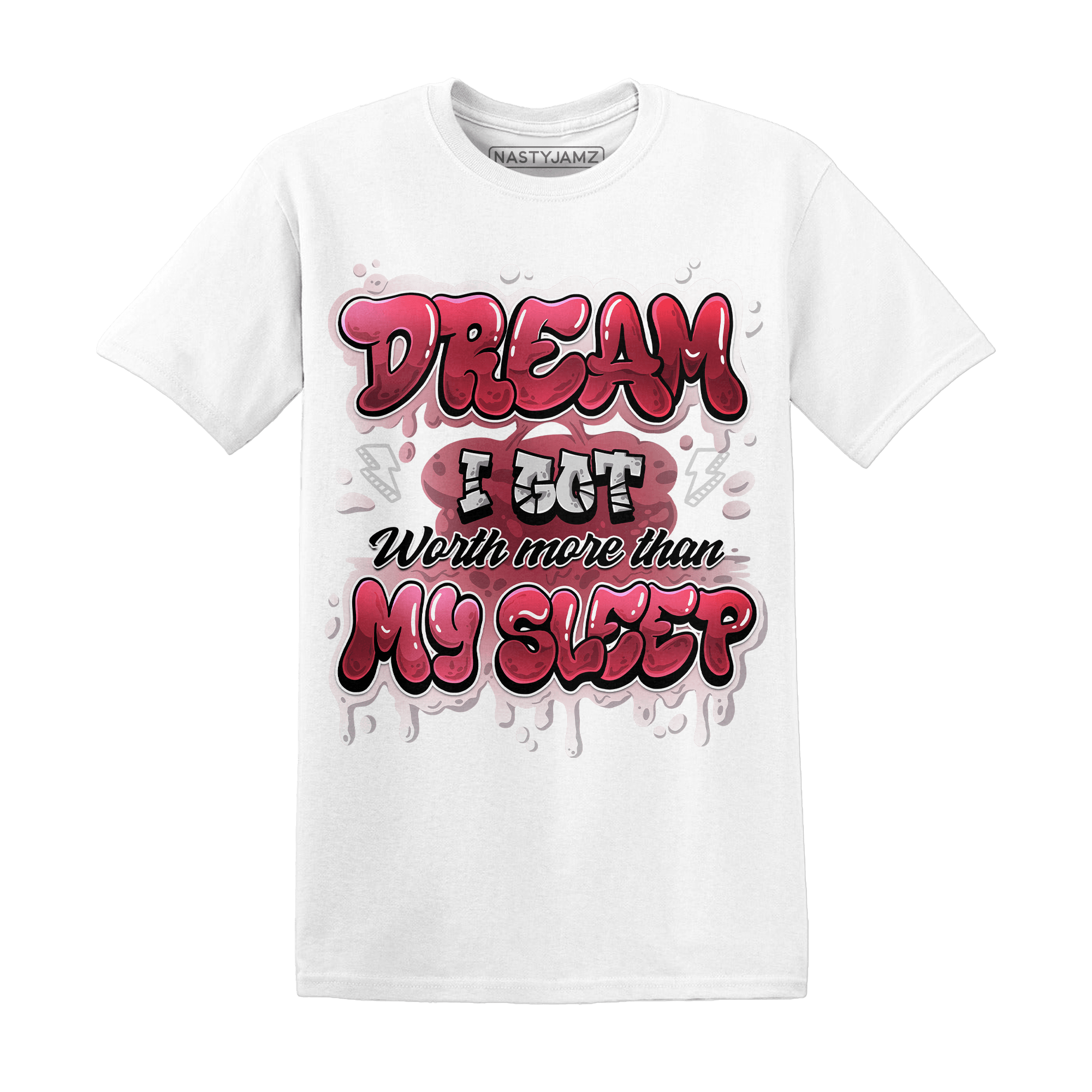 High 85 Metallic Burgundy 1s T Shirt Match Dream Over Rest - NastyJamz