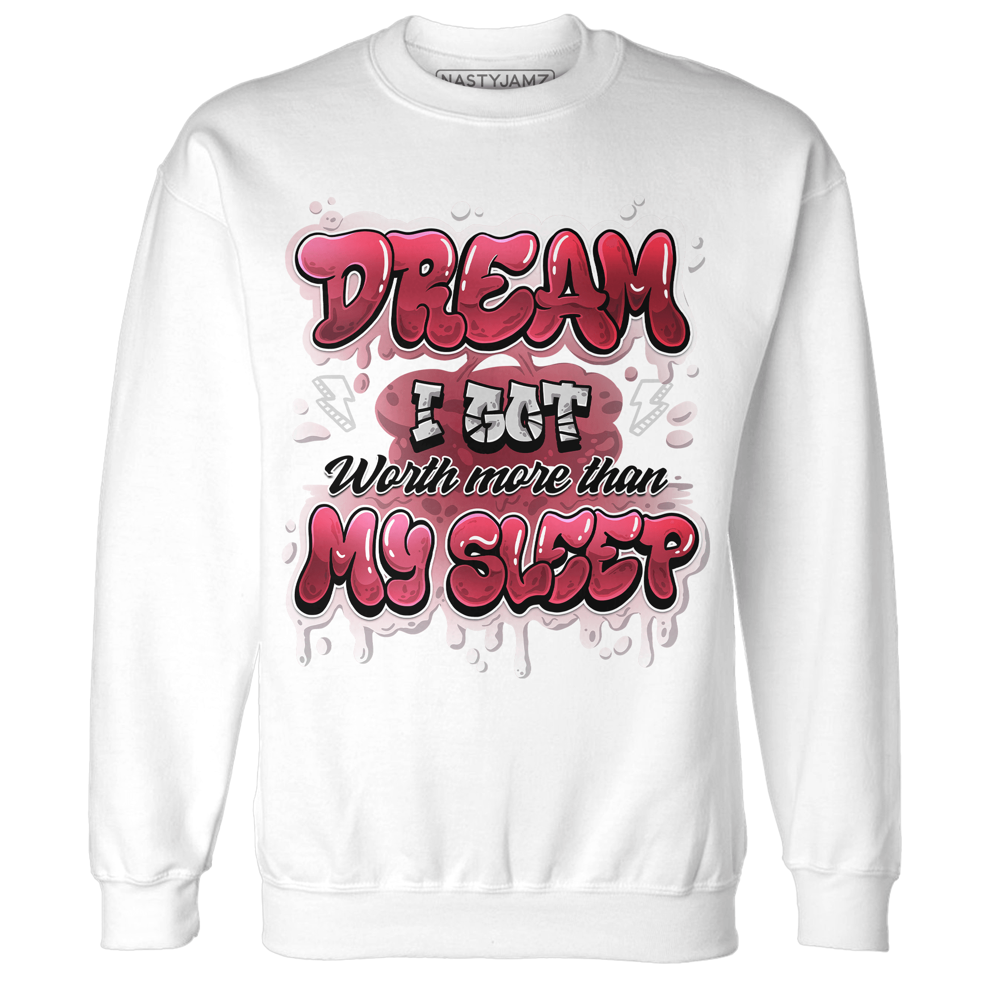 High 85 Metallic Burgundy 1s Sweatshirt Match Dream Over Rest - NastyJamz