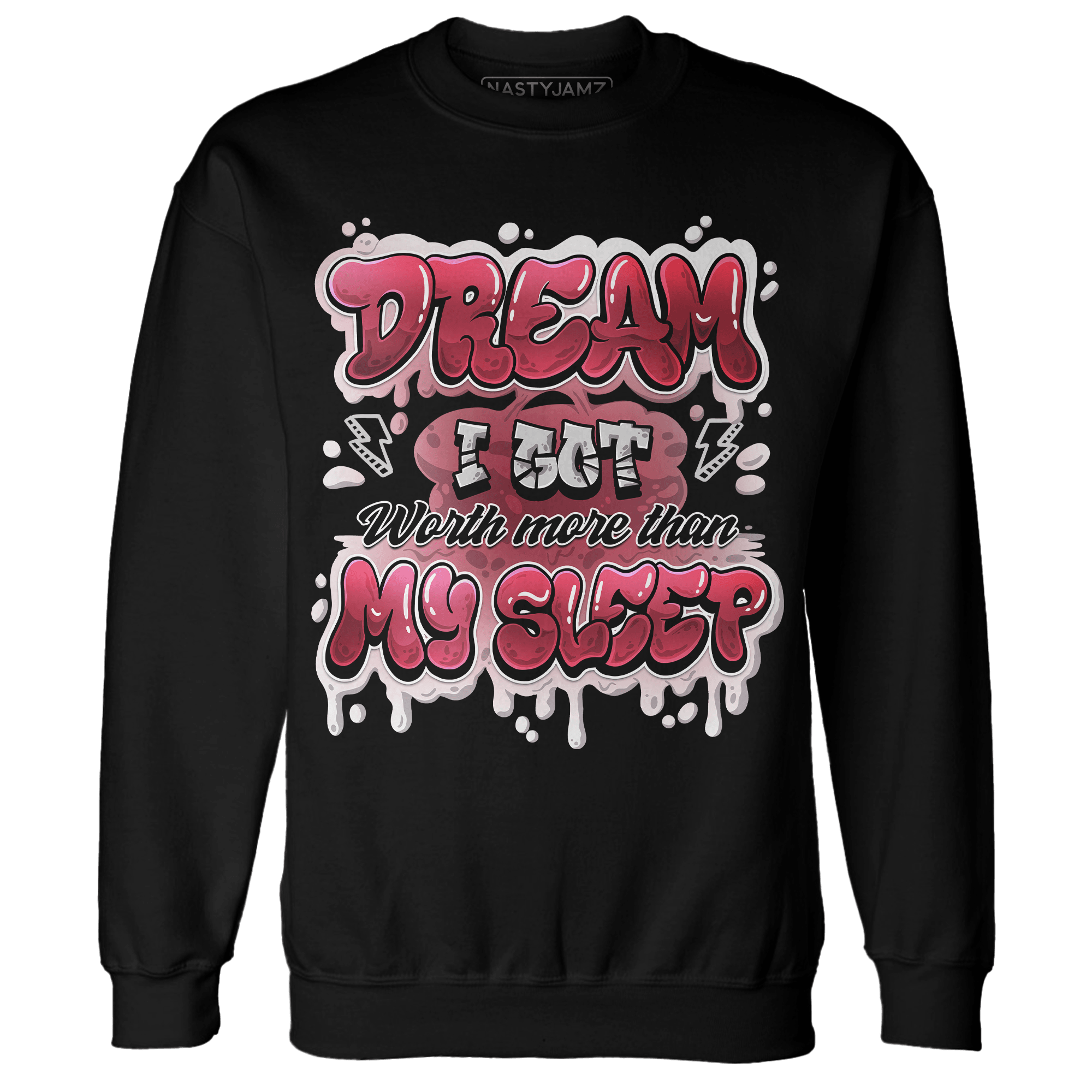 High 85 Metallic Burgundy 1s Sweatshirt Match Dream Over Rest - NastyJamz