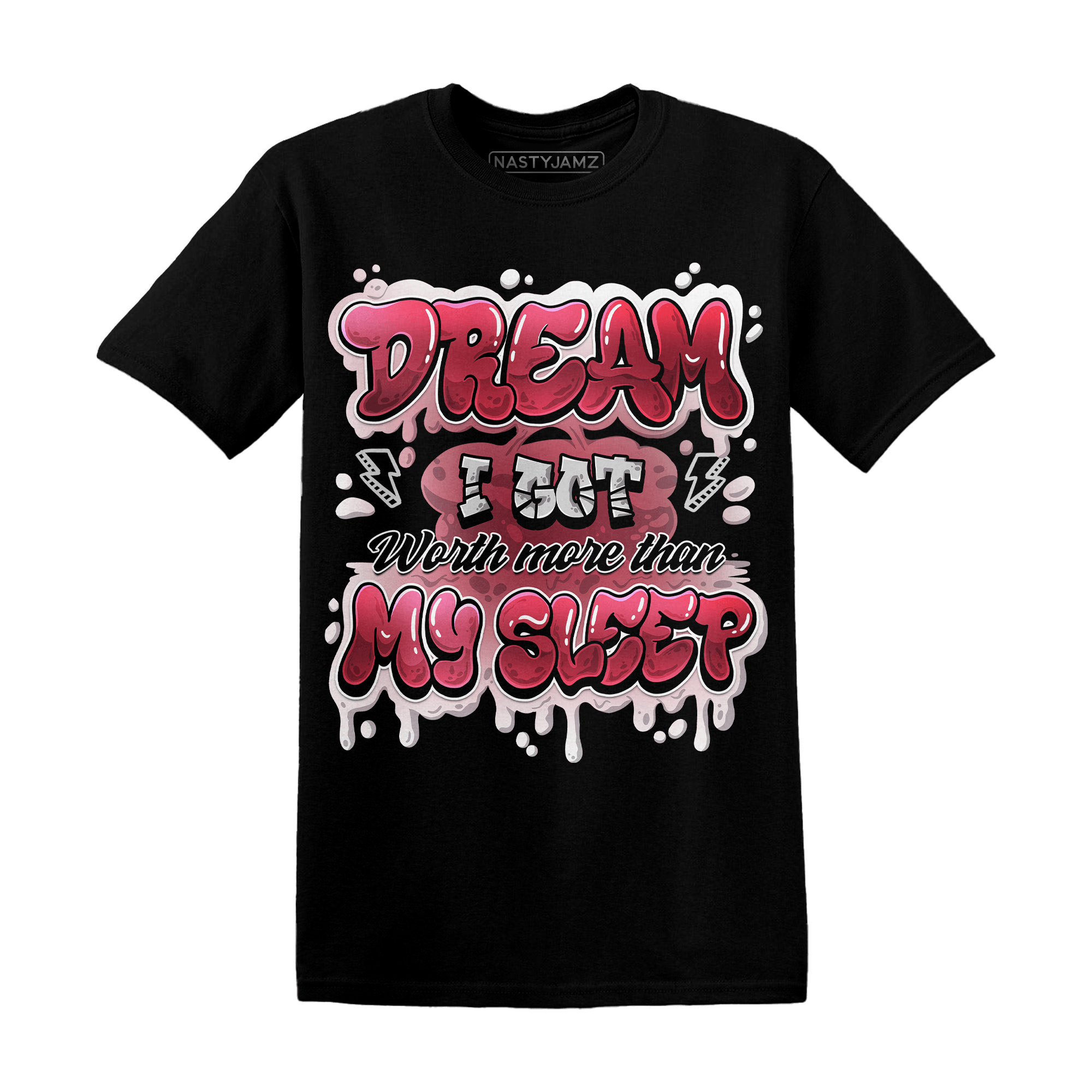 High 85 Metallic Burgundy 1s T Shirt Match Dream Over Rest - NastyJamz