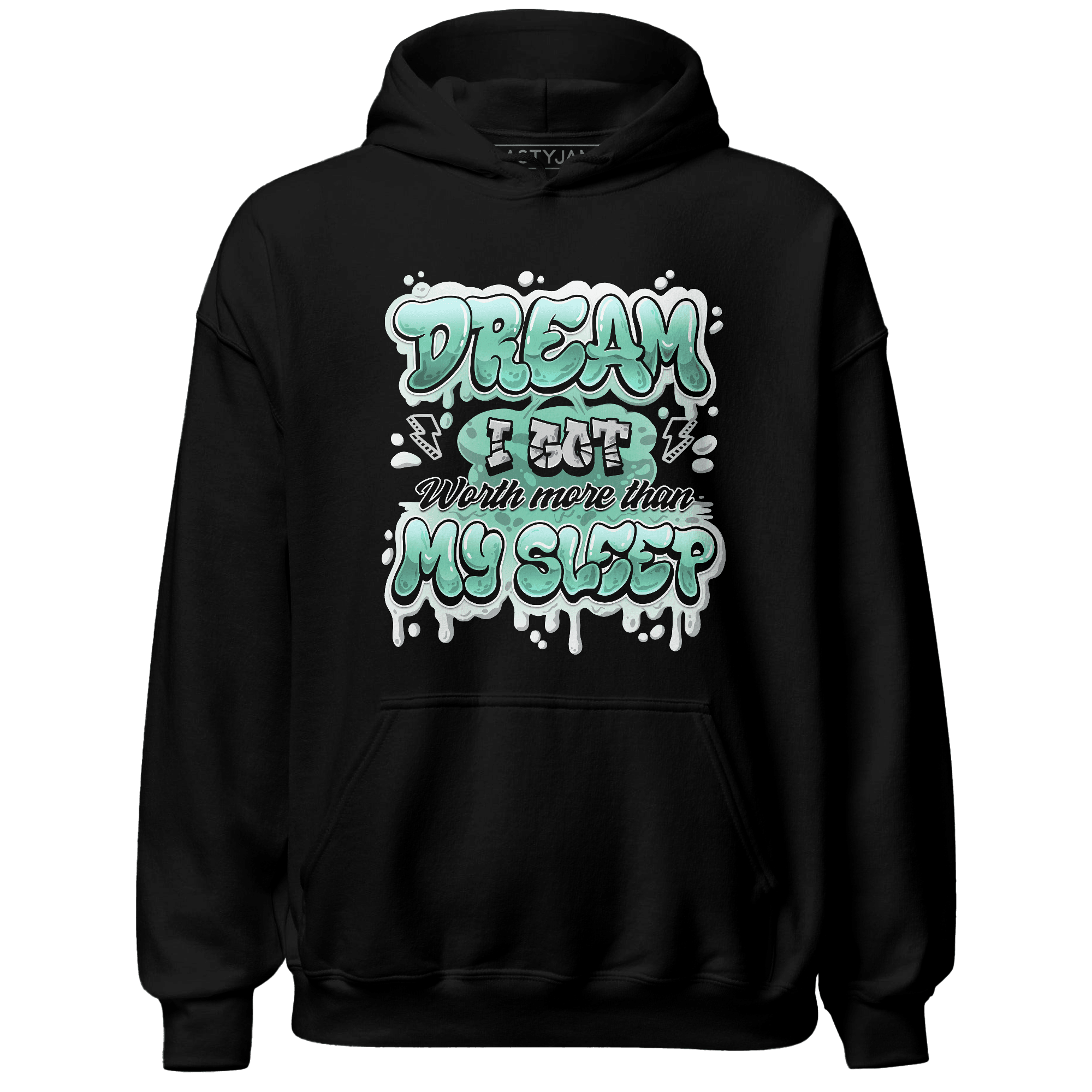 High OG Green Glow 1s Hoodie Match Dream Over Rest - NastyJamz
