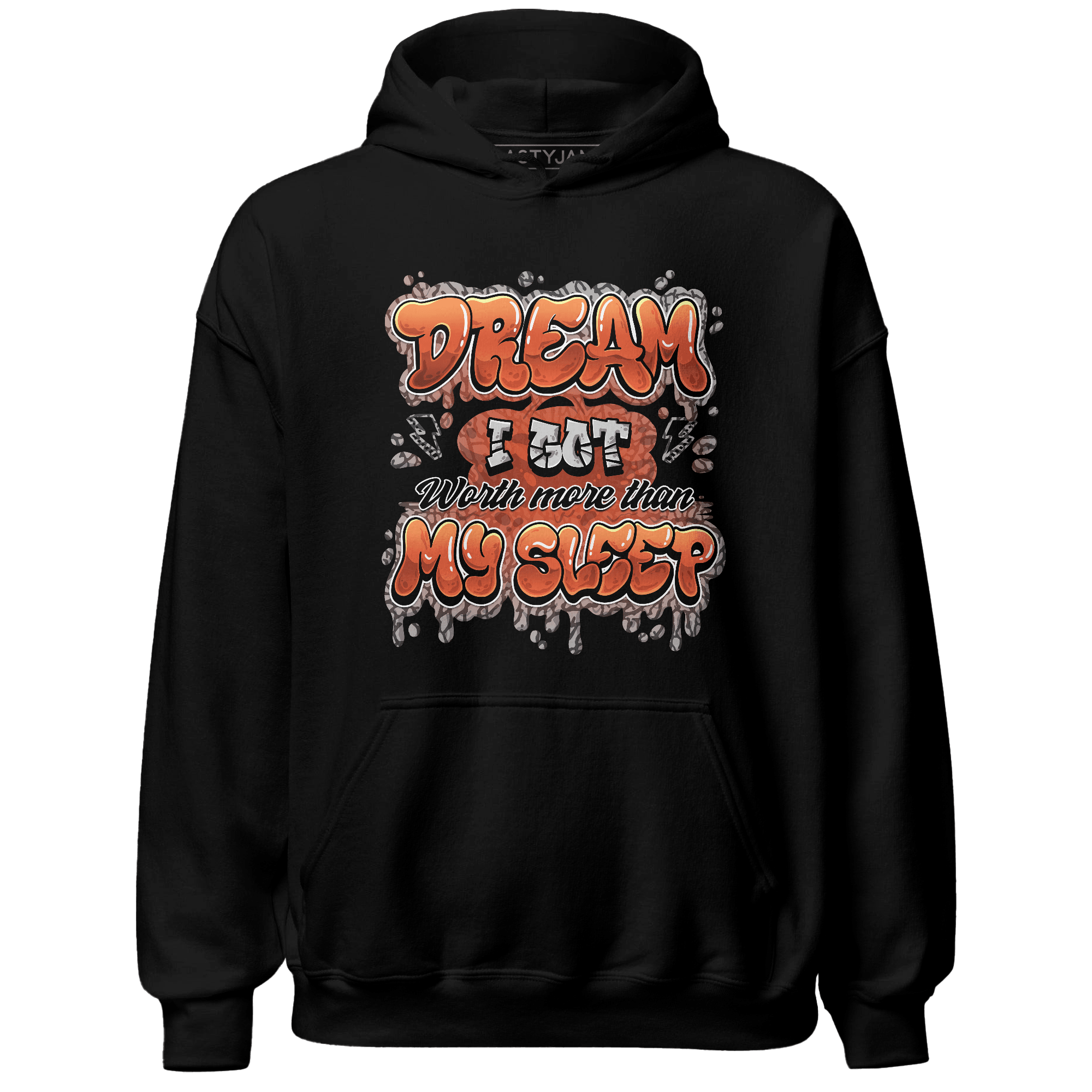 Georgia Peach 3s Hoodie Match Dream Over Rest - NastyJamz