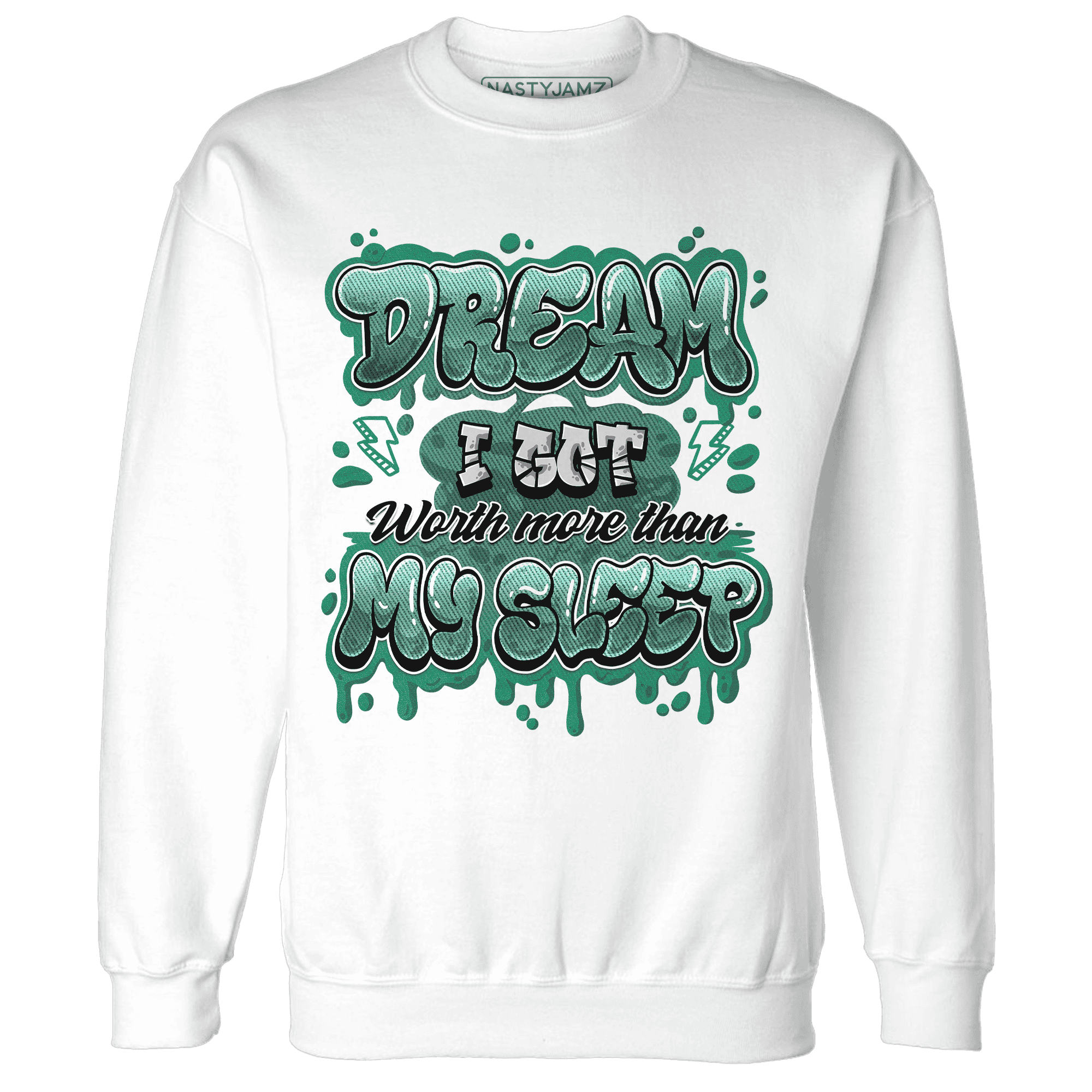 Nina CN Abney 3s Sweatshirt Match Dream Over Rest - NastyJamz