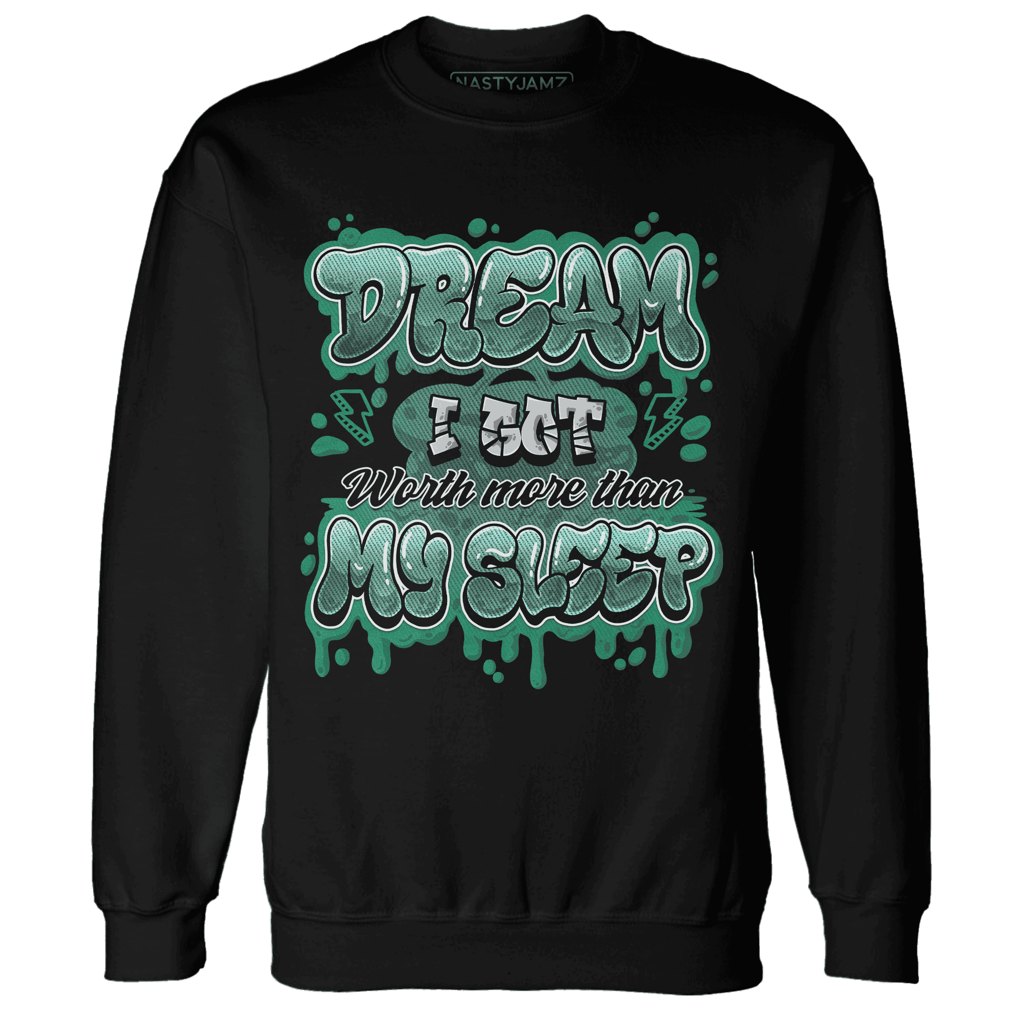 Nina CN Abney 3s Sweatshirt Match Dream Over Rest - NastyJamz