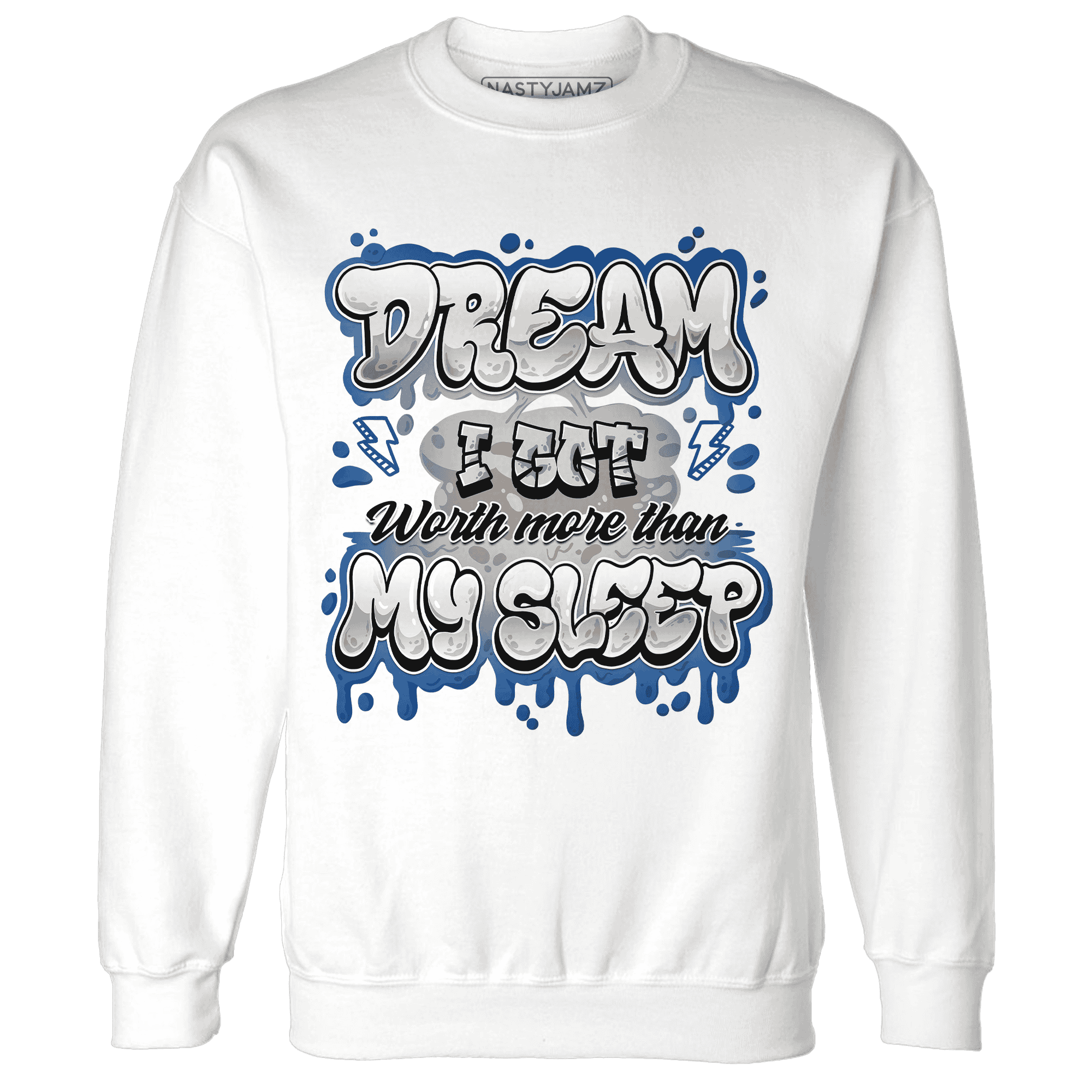 Quaiii 54 3s Sweatshirt Match Dream Over Rest - NastyJamz