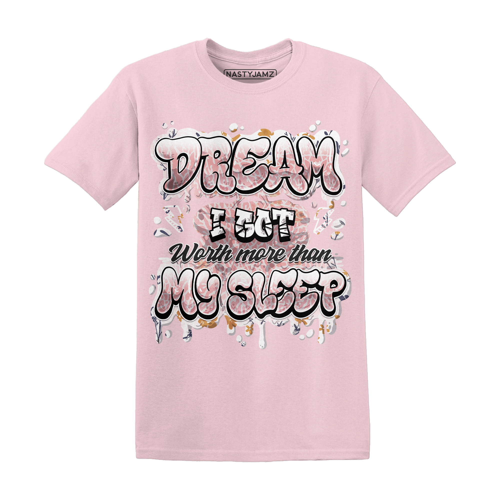 Red Stardust 3s T Shirt Match Dream Over Rest - NastyJamz