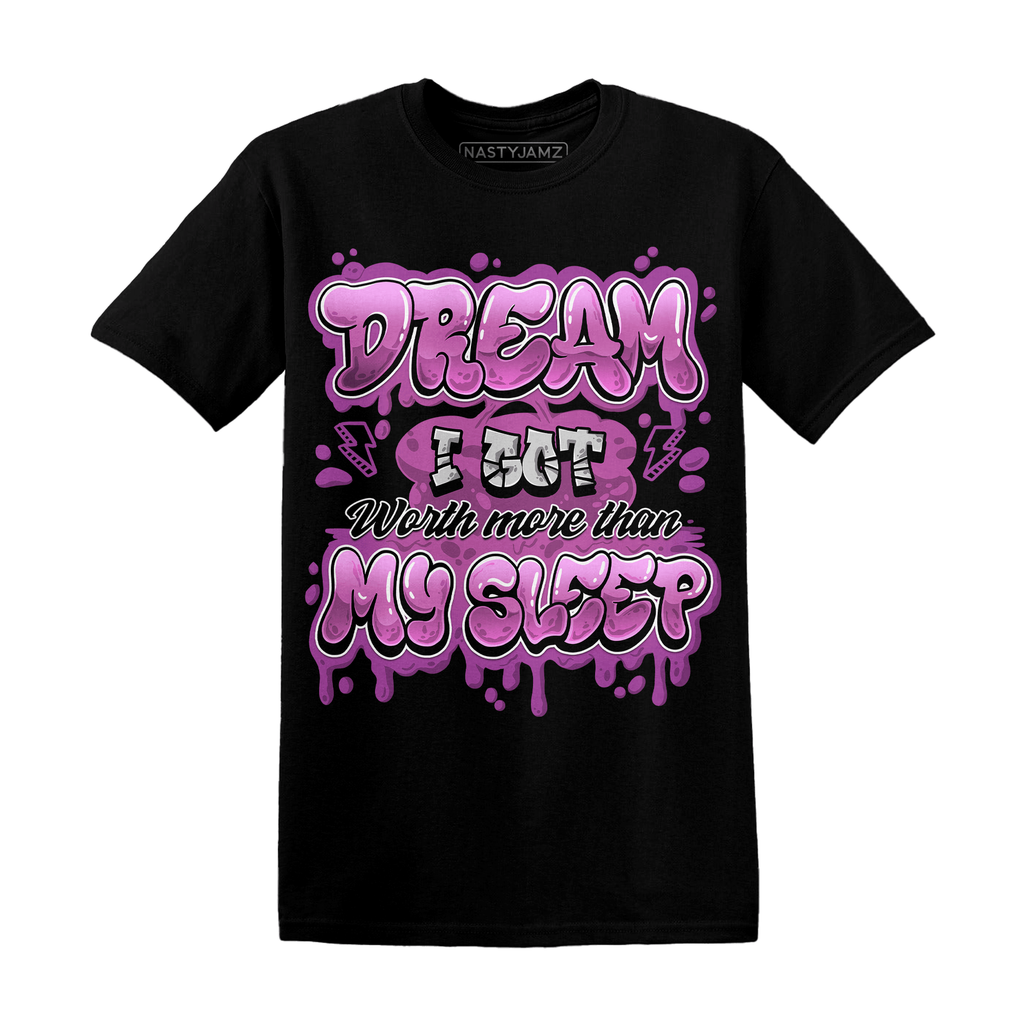 GS Hyper Violet 4s T Shirt Match Dream Over Rest - NastyJamz